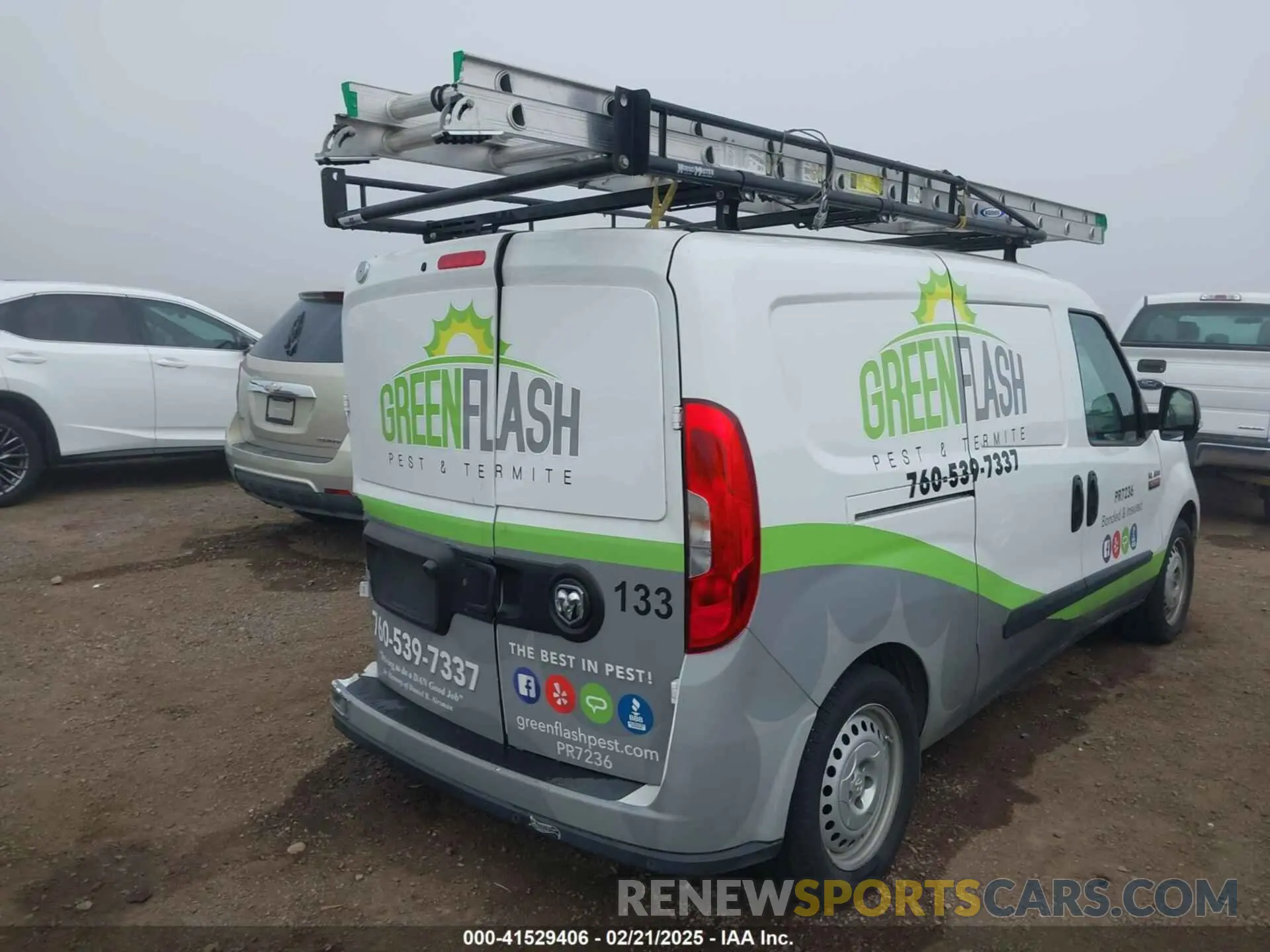 4 Photograph of a damaged car ZFB636VP6N6W03133 RAM PROMASTER CITY 2022
