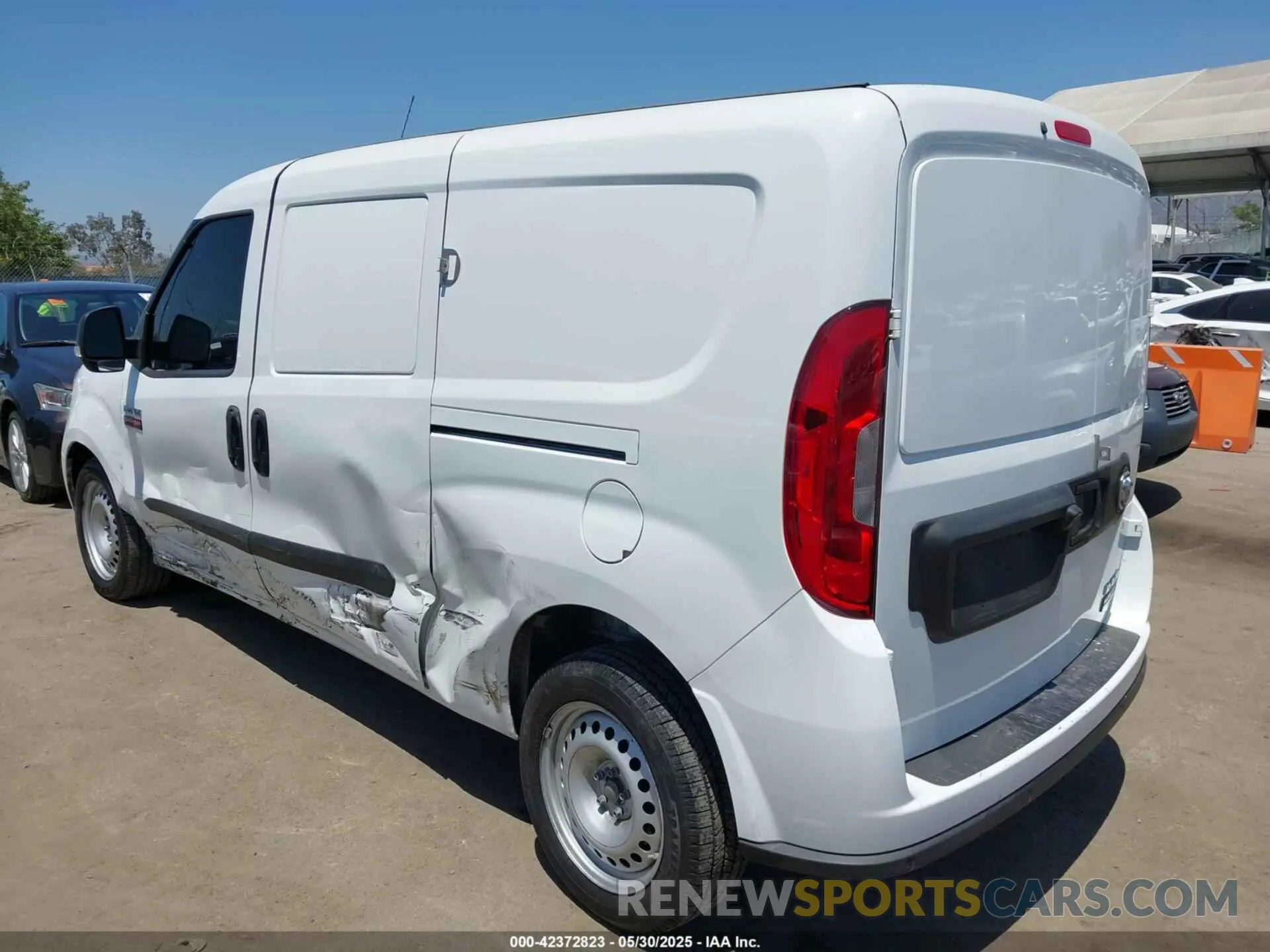 3 Photograph of a damaged car ZFB636VP8N6V98193 RAM PROMASTER CITY 2022
