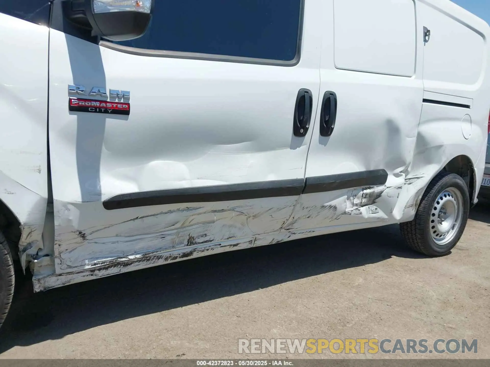 6 Photograph of a damaged car ZFB636VP8N6V98193 RAM PROMASTER CITY 2022