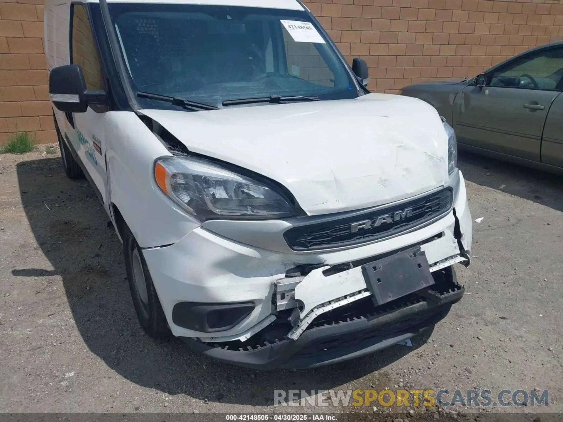 6 Photograph of a damaged car ZFBHRFAB0N6W48747 RAM PROMASTER CITY 2022