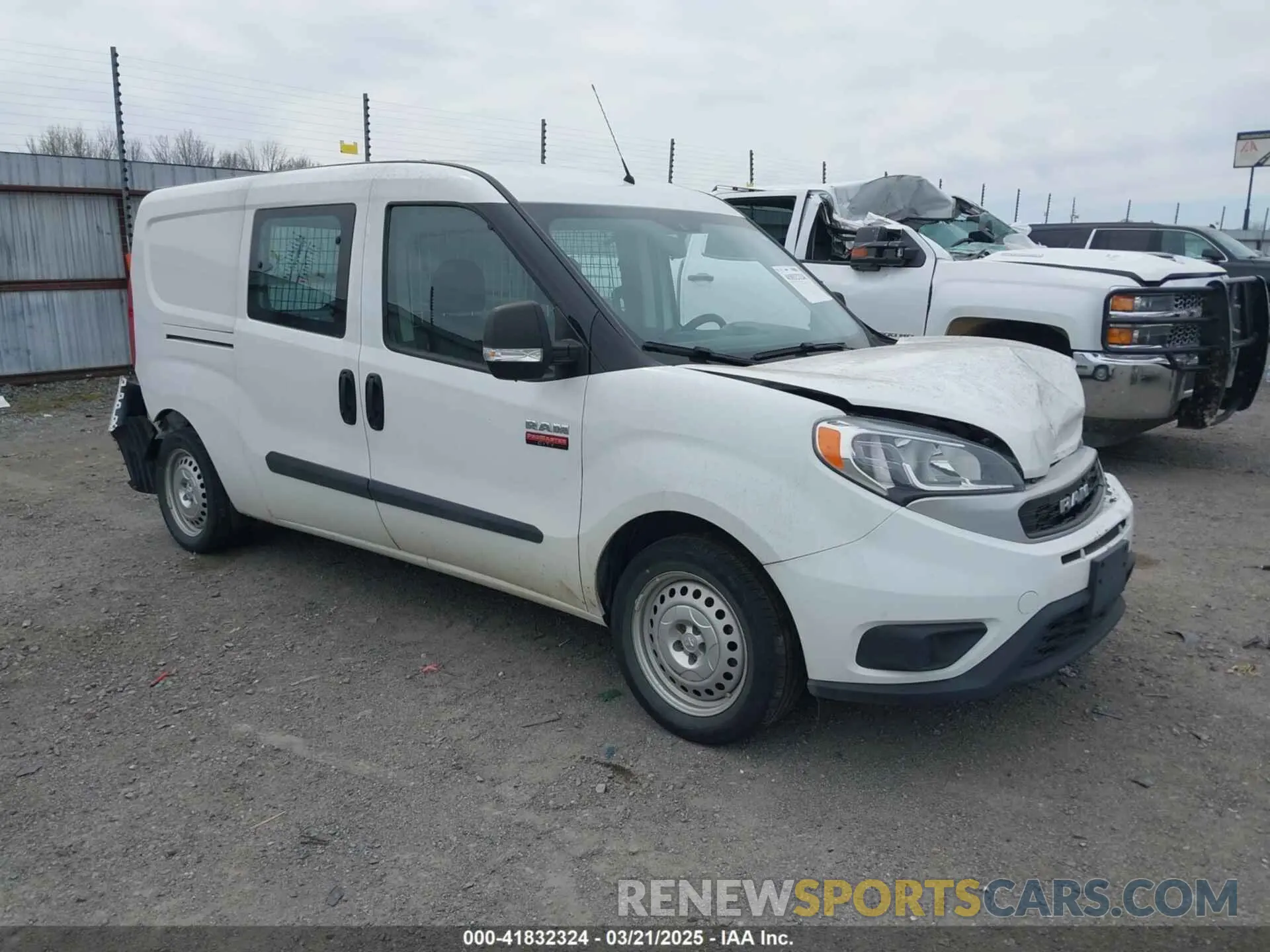 1 Photograph of a damaged car ZFBHRFAB2N6W55828 RAM PROMASTER CITY 2022