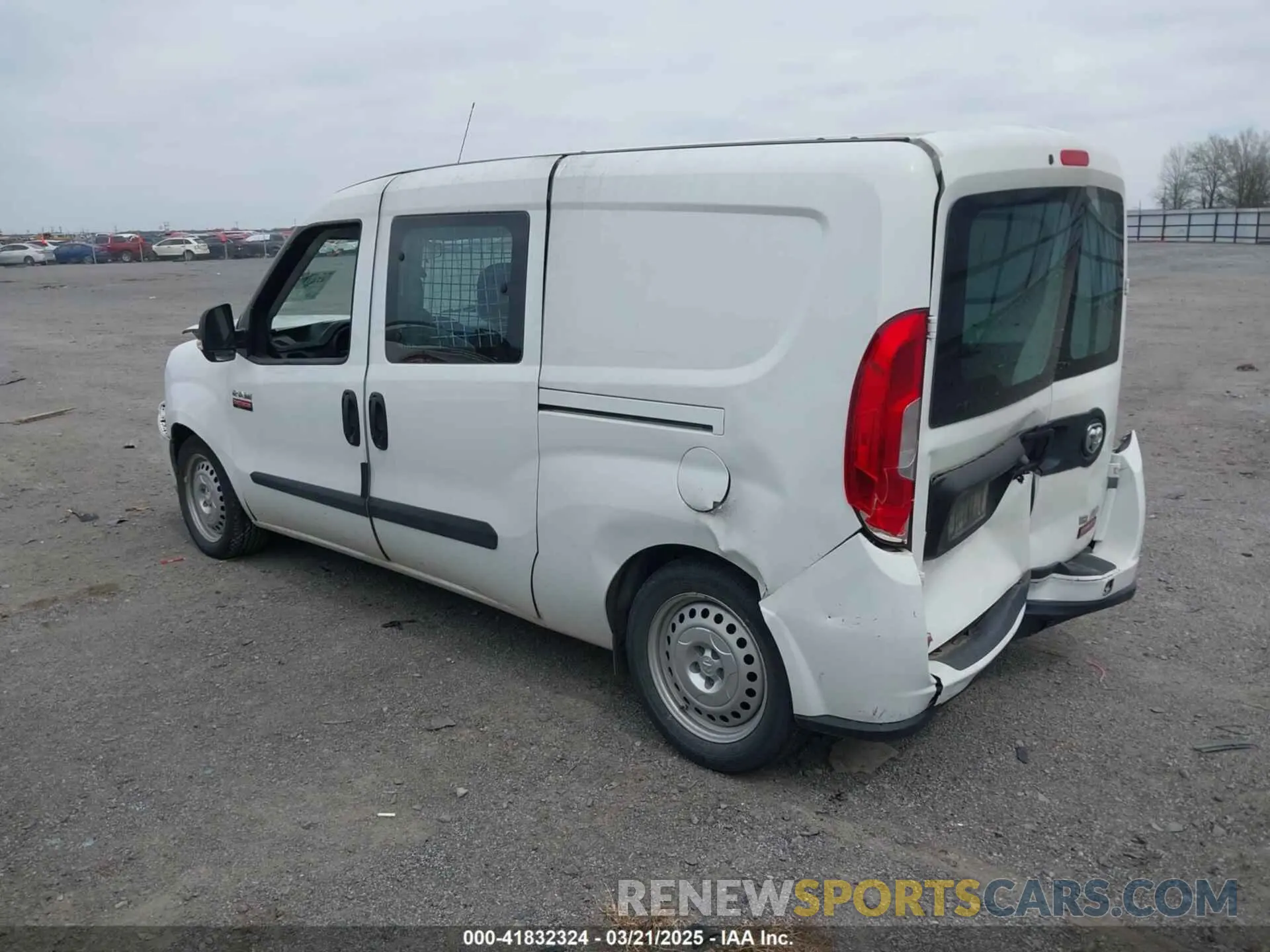 3 Photograph of a damaged car ZFBHRFAB2N6W55828 RAM PROMASTER CITY 2022