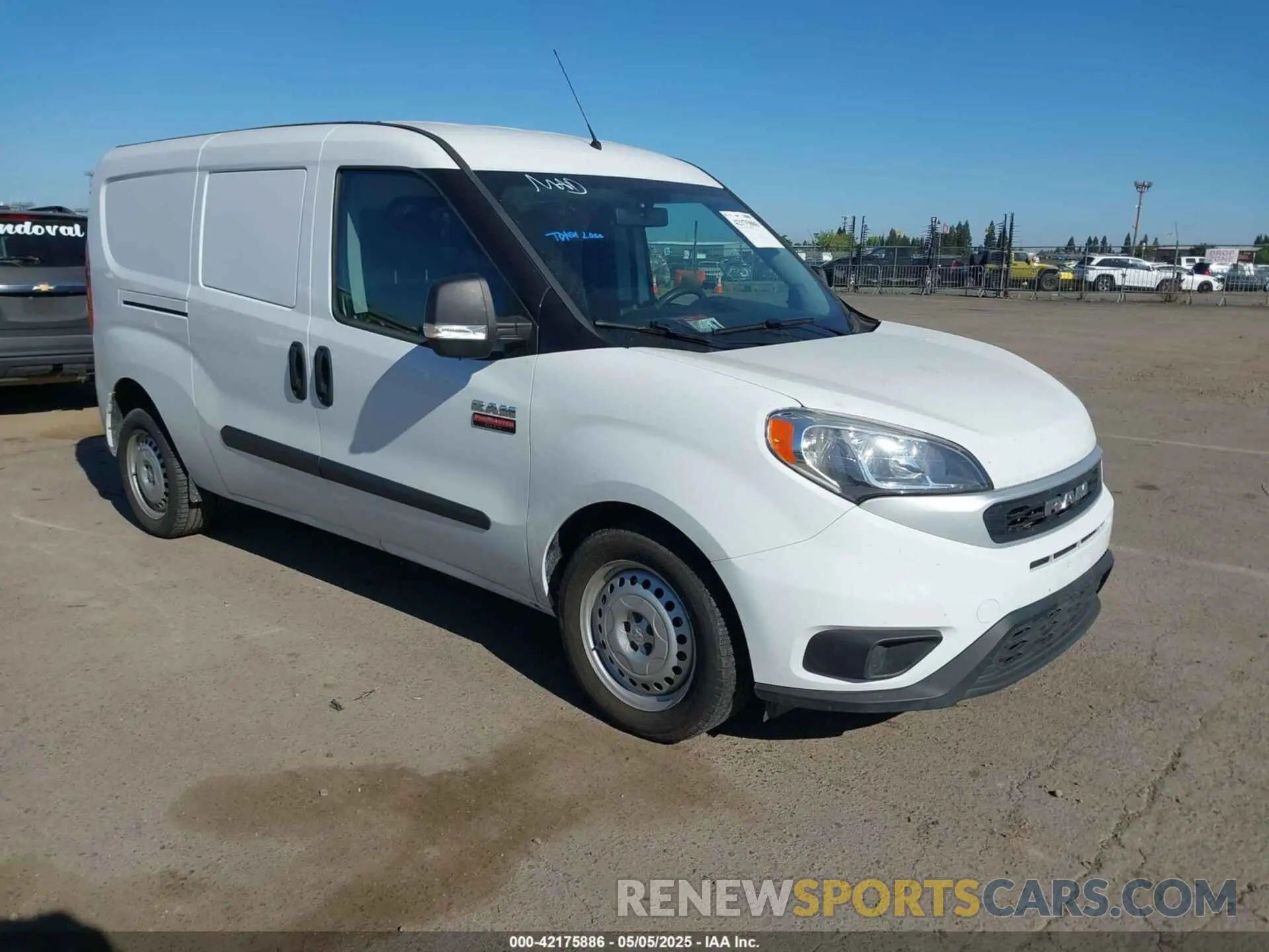 1 Photograph of a damaged car ZFBHRFAB3N6W35491 RAM PROMASTER CITY 2022
