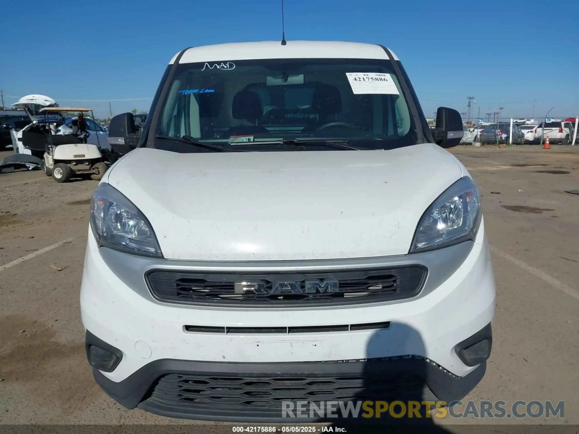 12 Photograph of a damaged car ZFBHRFAB3N6W35491 RAM PROMASTER CITY 2022