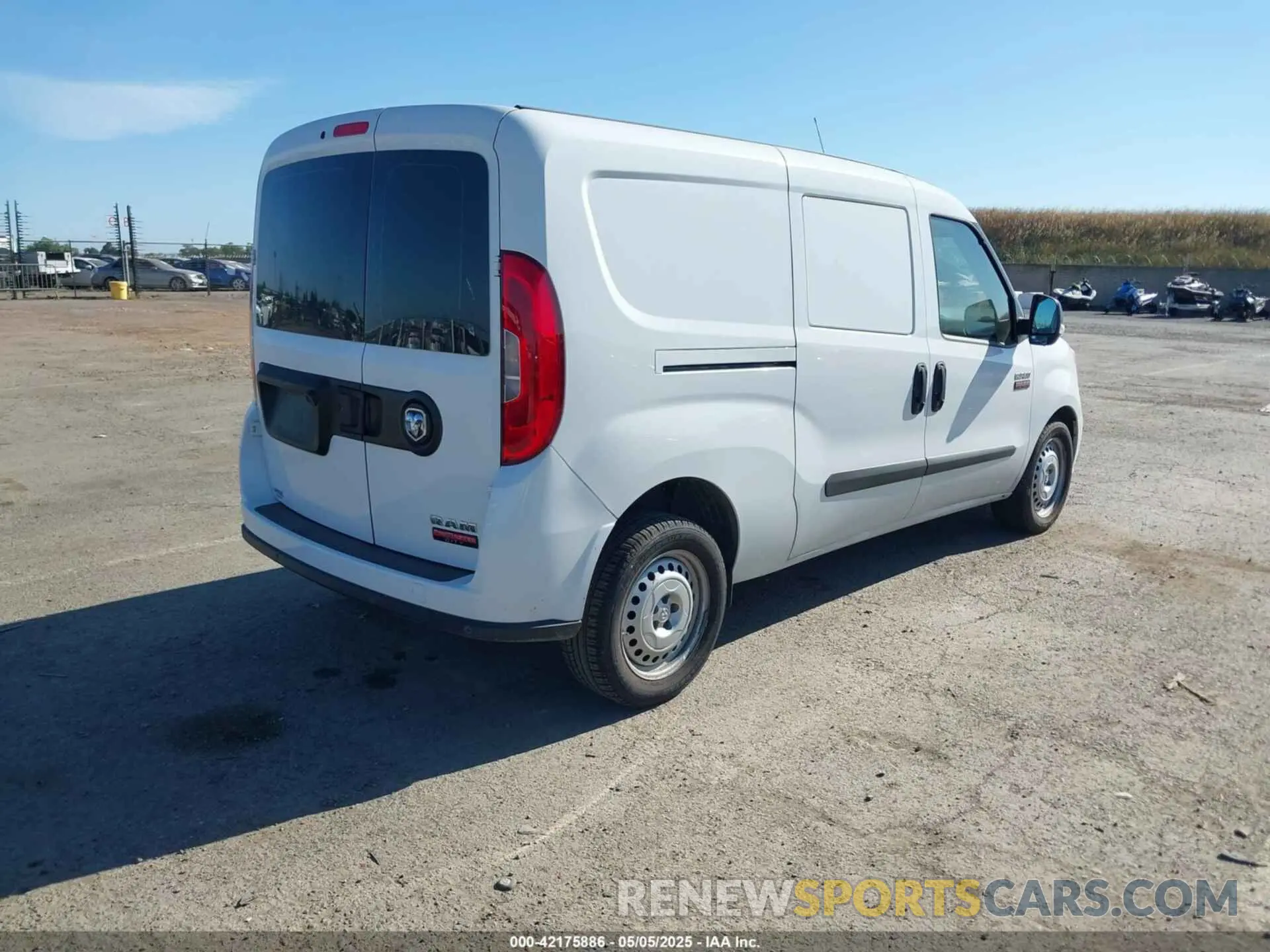 4 Photograph of a damaged car ZFBHRFAB3N6W35491 RAM PROMASTER CITY 2022