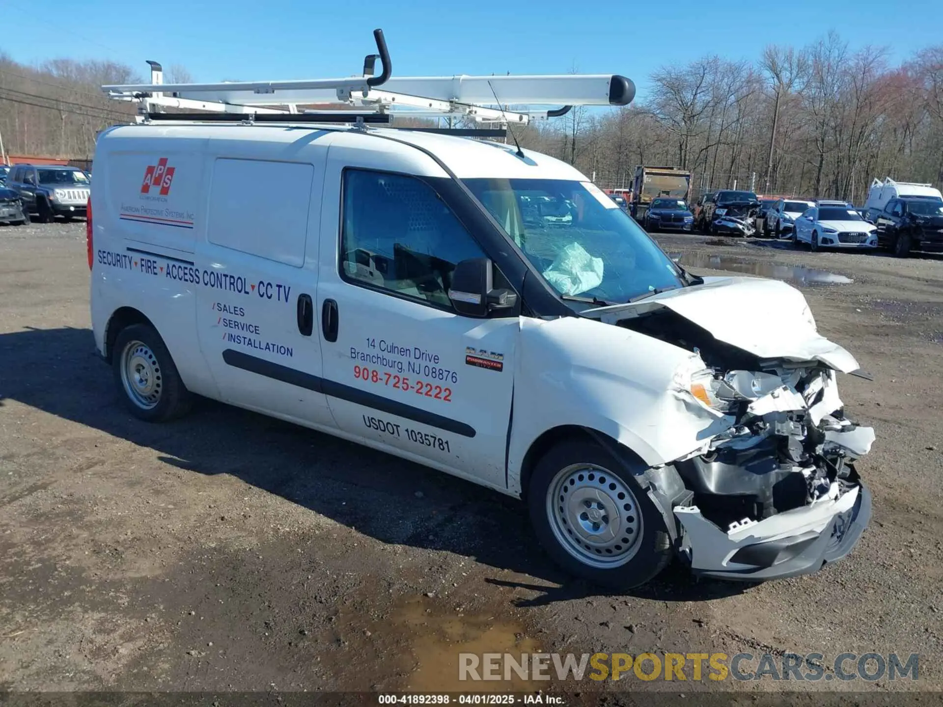 1 Photograph of a damaged car ZFBHRFAB4N6X34692 RAM PROMASTER CITY 2022