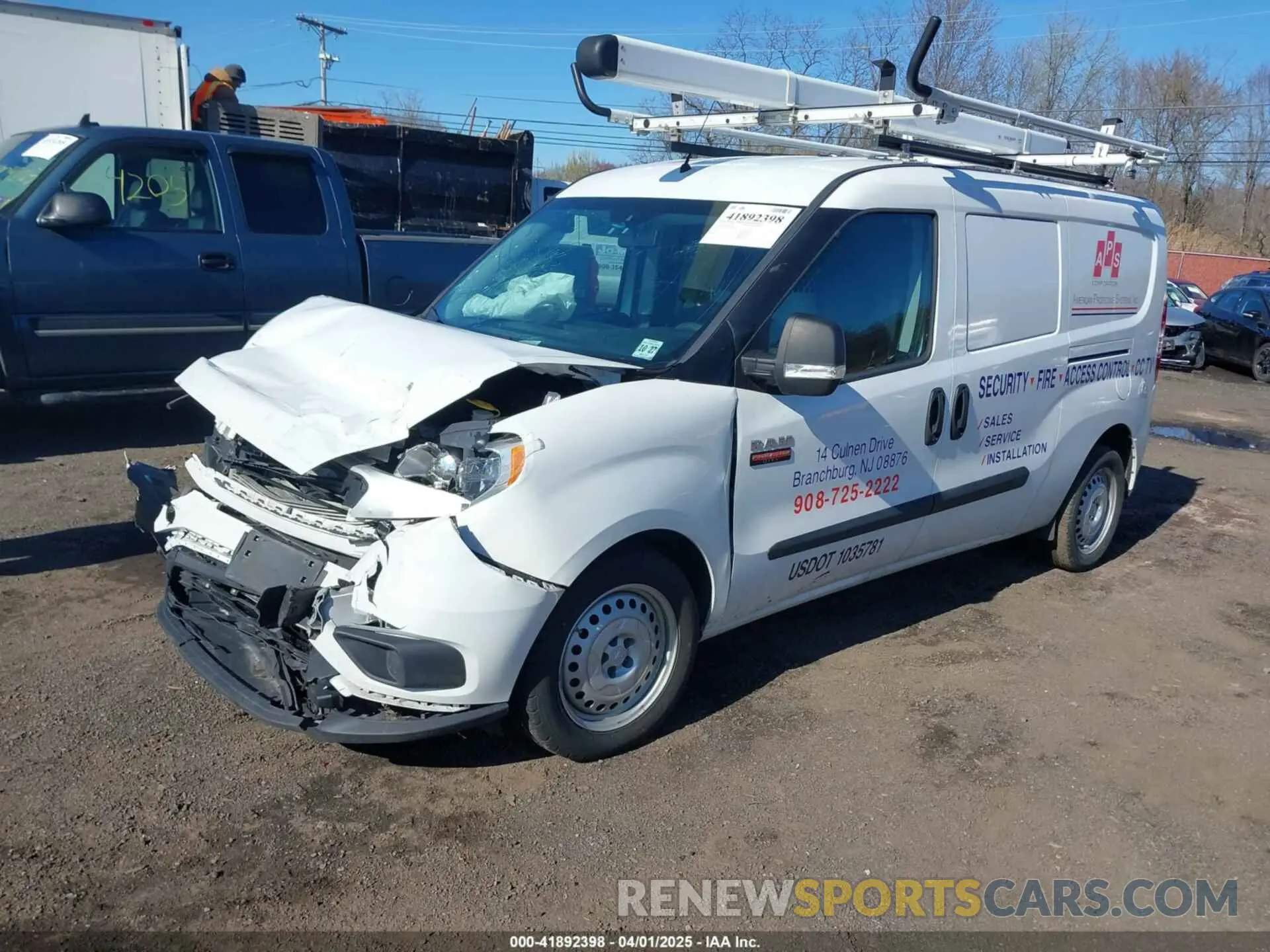 2 Photograph of a damaged car ZFBHRFAB4N6X34692 RAM PROMASTER CITY 2022