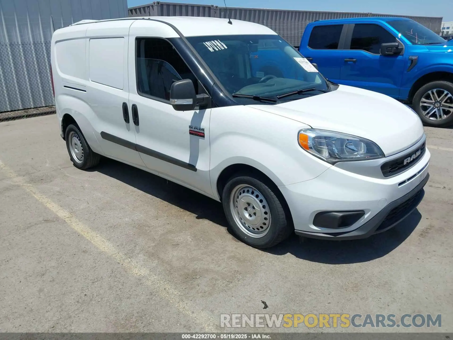 1 Photograph of a damaged car ZFBHRFAB4N6X41299 RAM PROMASTER CITY 2022