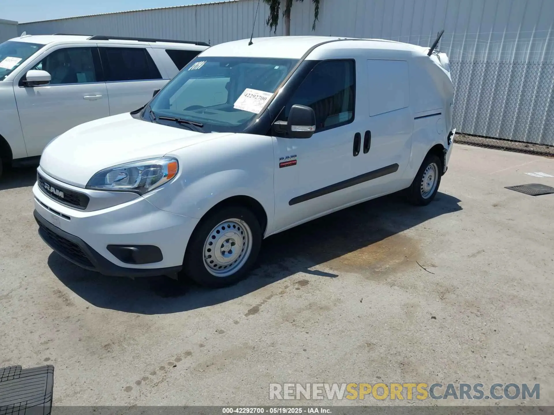 2 Photograph of a damaged car ZFBHRFAB4N6X41299 RAM PROMASTER CITY 2022