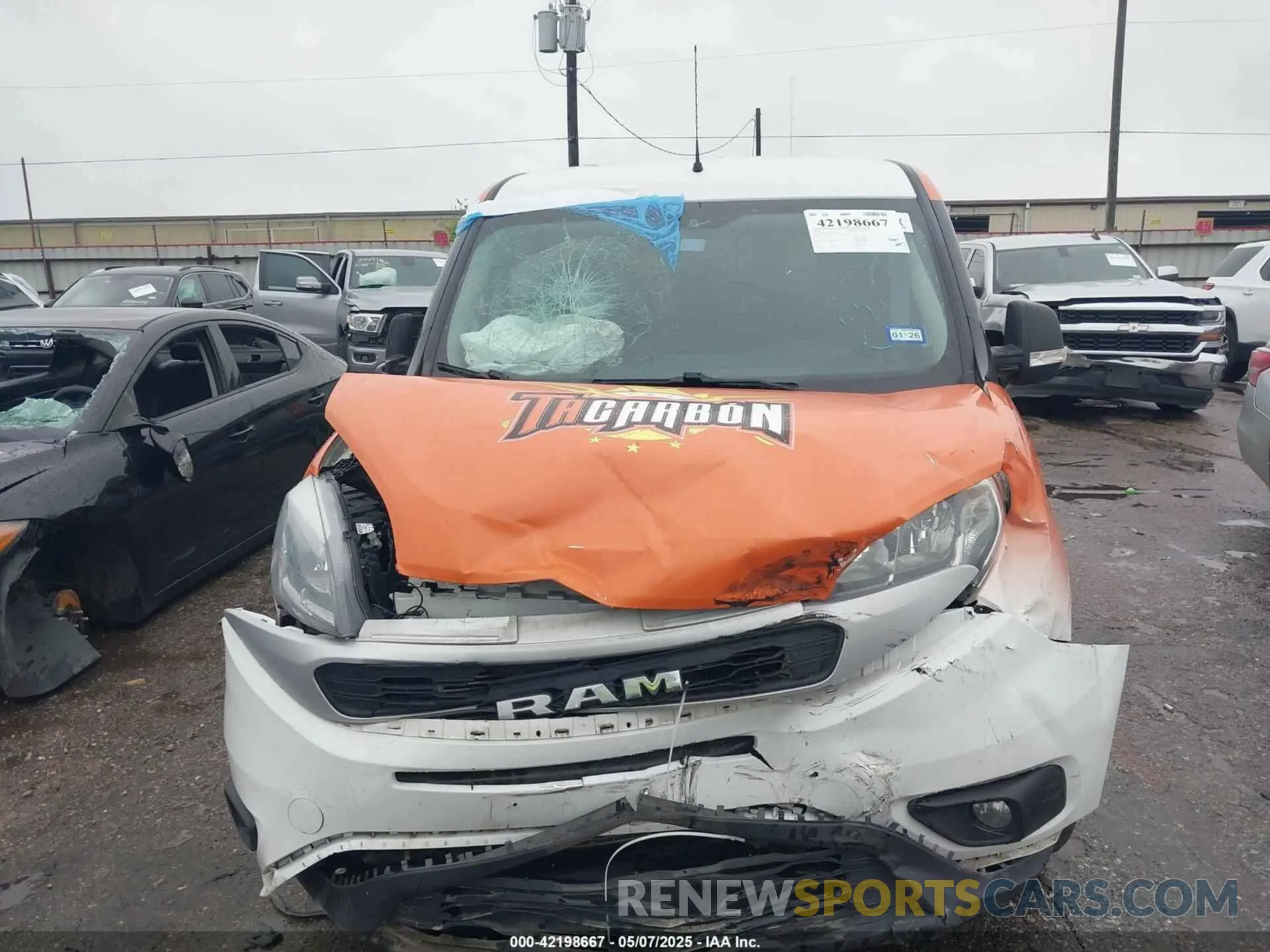 12 Photograph of a damaged car ZFBHRFAB5N6W65379 RAM PROMASTER CITY 2022