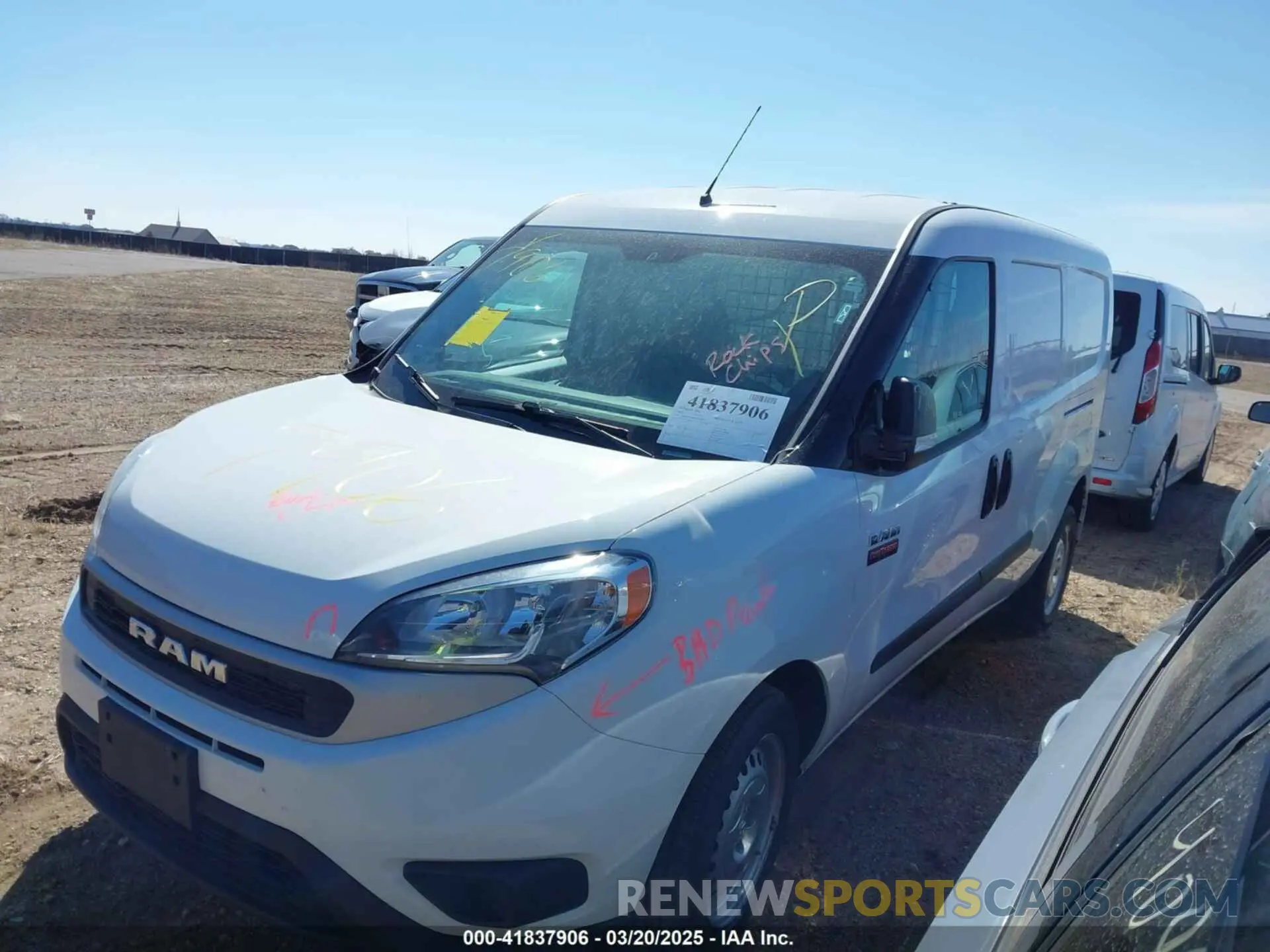 2 Photograph of a damaged car ZFBHRFAB6N6W47859 RAM PROMASTER CITY 2022