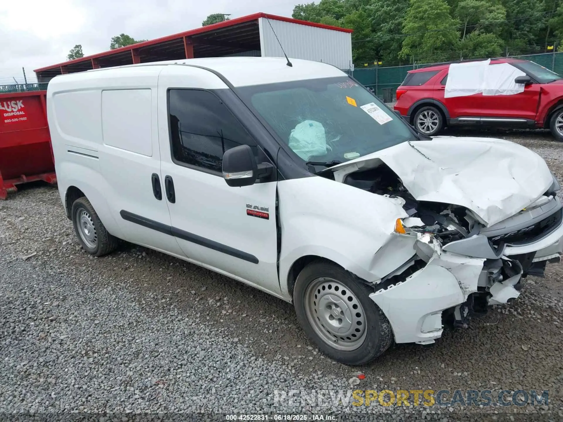 1 Photograph of a damaged car ZFBHRFAB6N6W82711 RAM PROMASTER CITY 2022