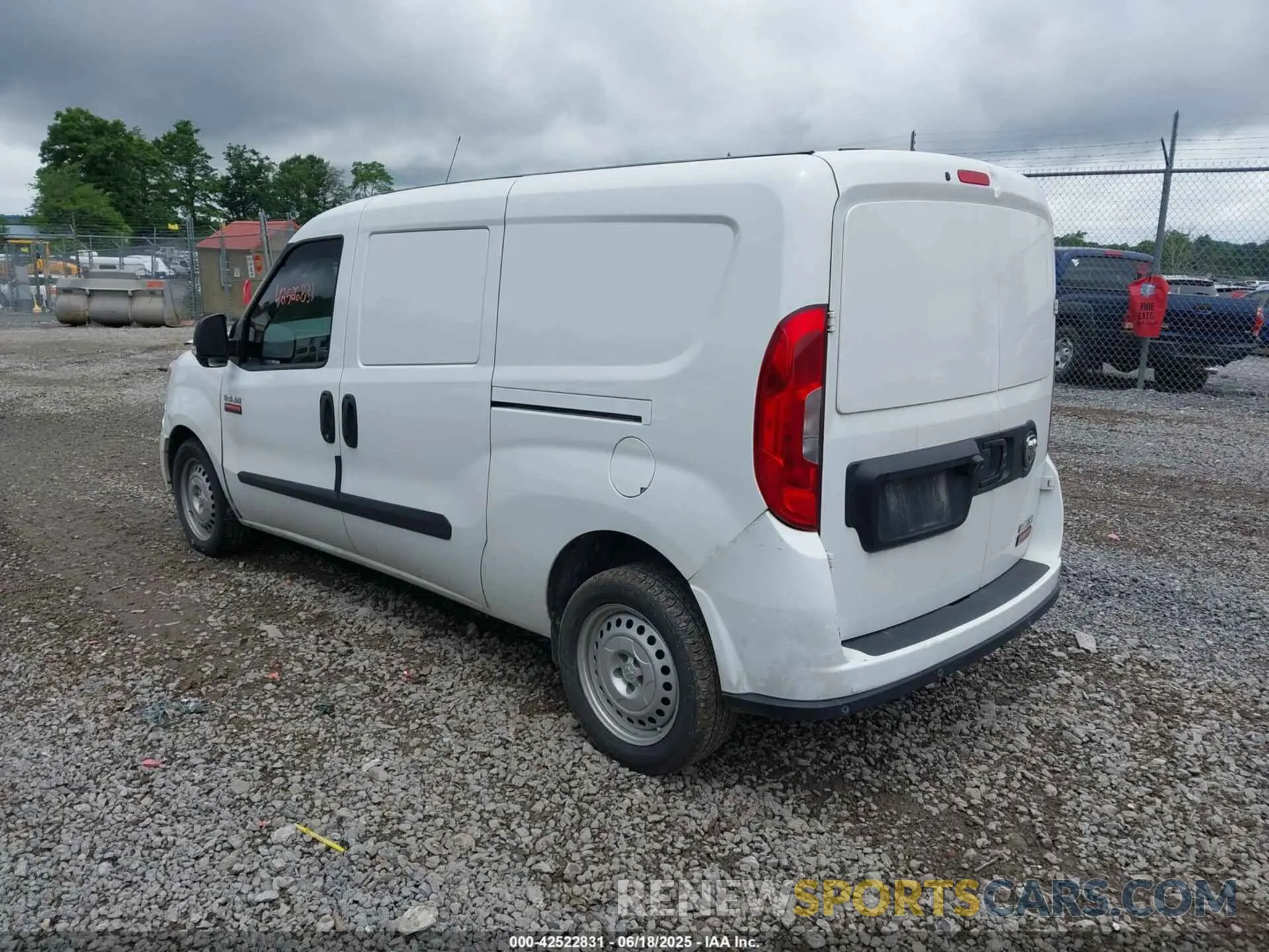 3 Photograph of a damaged car ZFBHRFAB6N6W82711 RAM PROMASTER CITY 2022