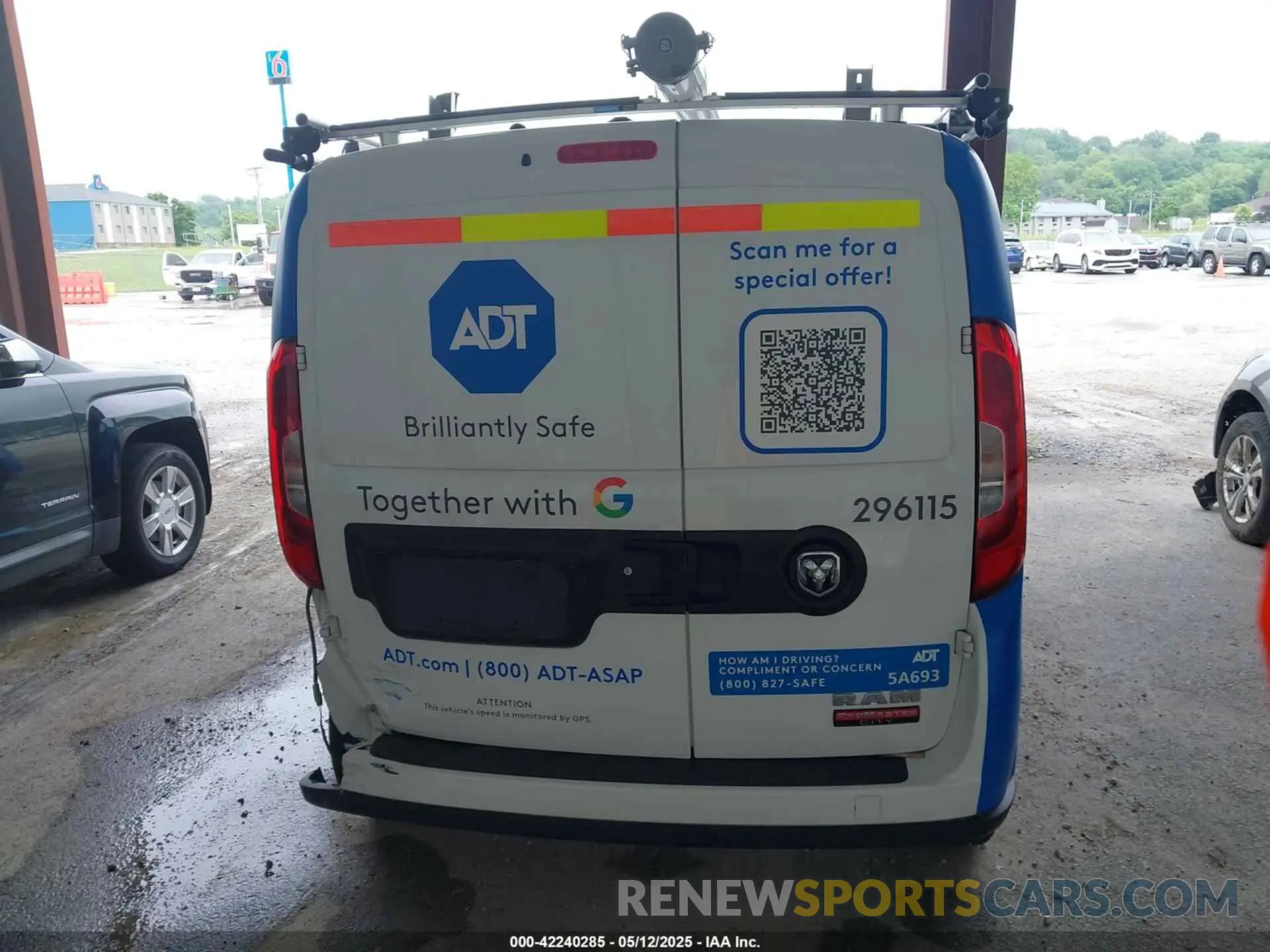 16 Photograph of a damaged car ZFBHRFAB6N6Y41453 RAM PROMASTER CITY 2022