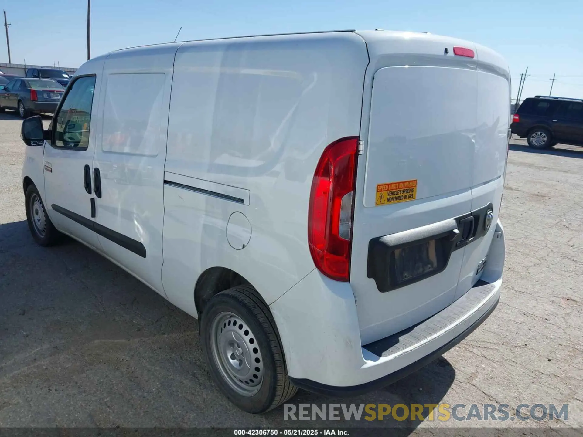 3 Photograph of a damaged car ZFBHRFAB7N6Y29442 RAM PROMASTER CITY 2022