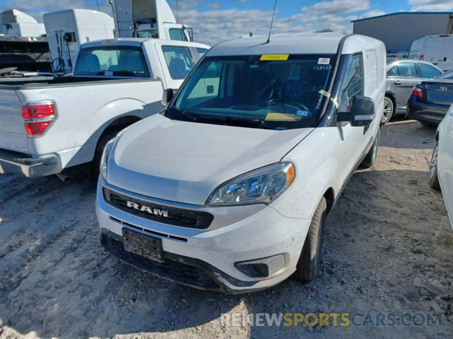 8 Photograph of a damaged car ZFBHRFAB7N6Y37492 RAM PROMASTER CITY 2022