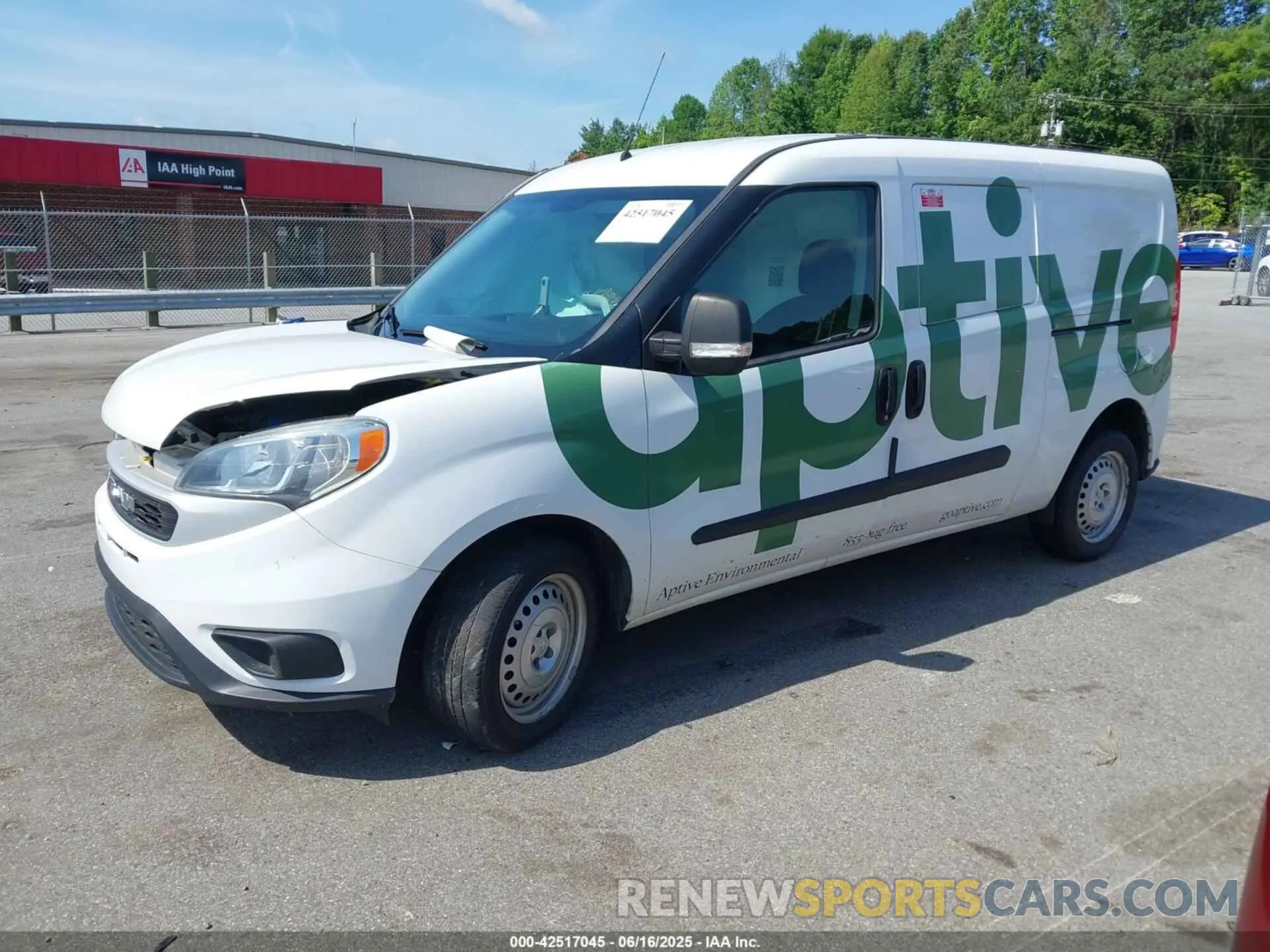 2 Photograph of a damaged car ZFBHRFABXN6W22317 RAM PROMASTER CITY 2022