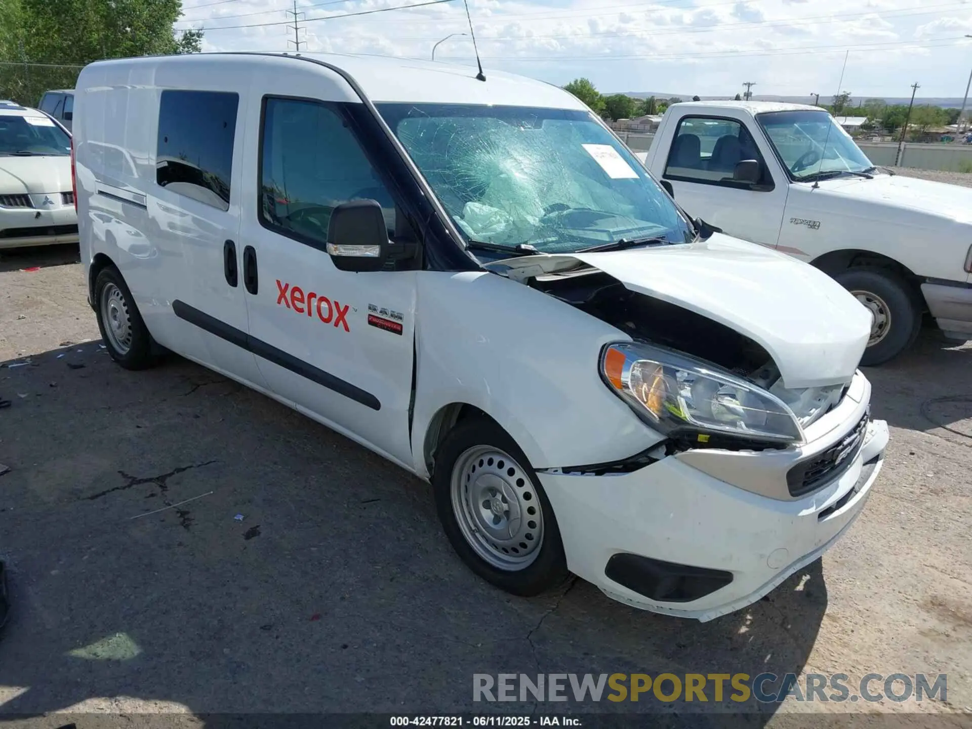 1 Photograph of a damaged car ZFBHRFABXN6Y49104 RAM PROMASTER CITY 2022