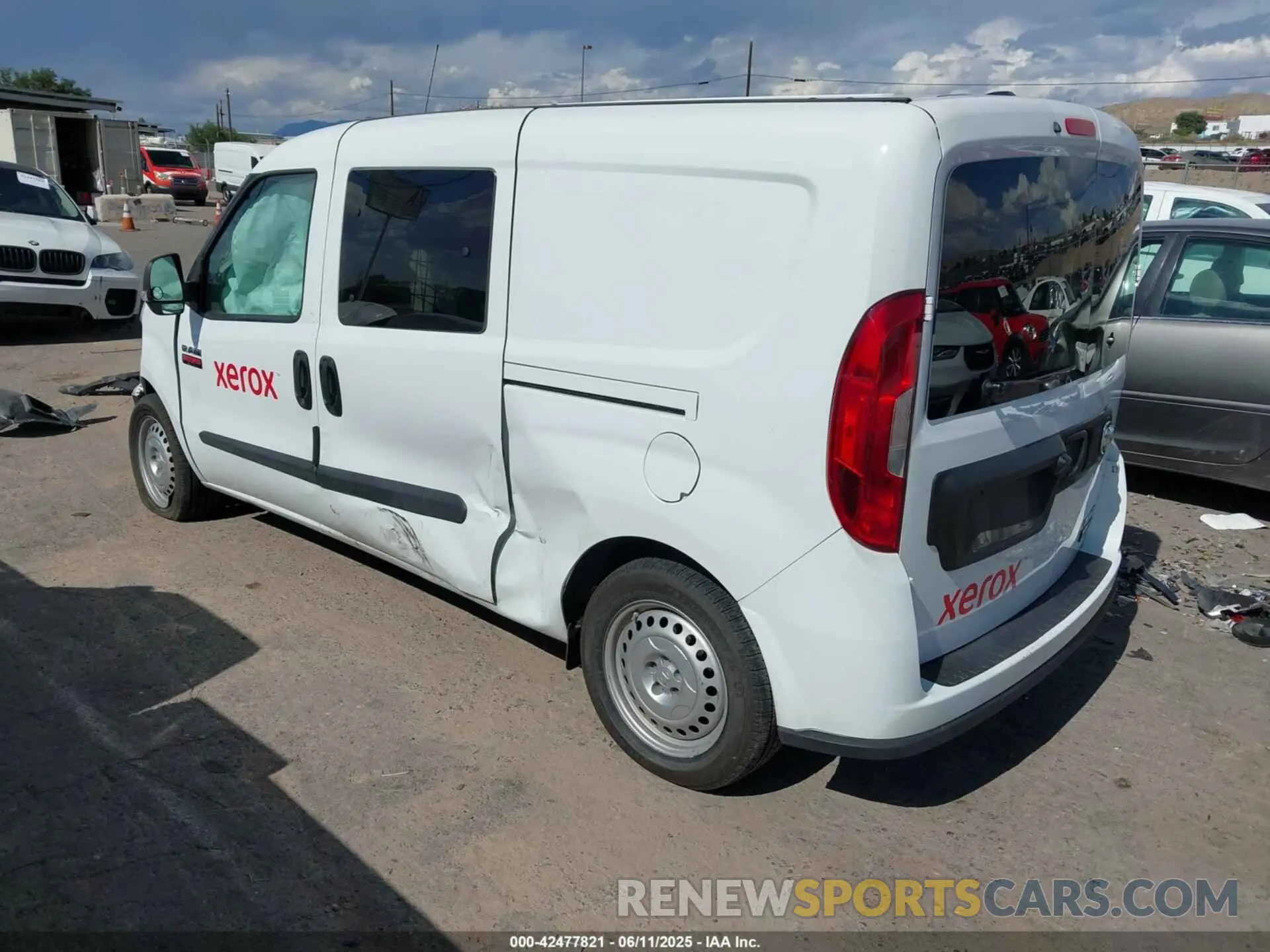 3 Photograph of a damaged car ZFBHRFABXN6Y49104 RAM PROMASTER CITY 2022