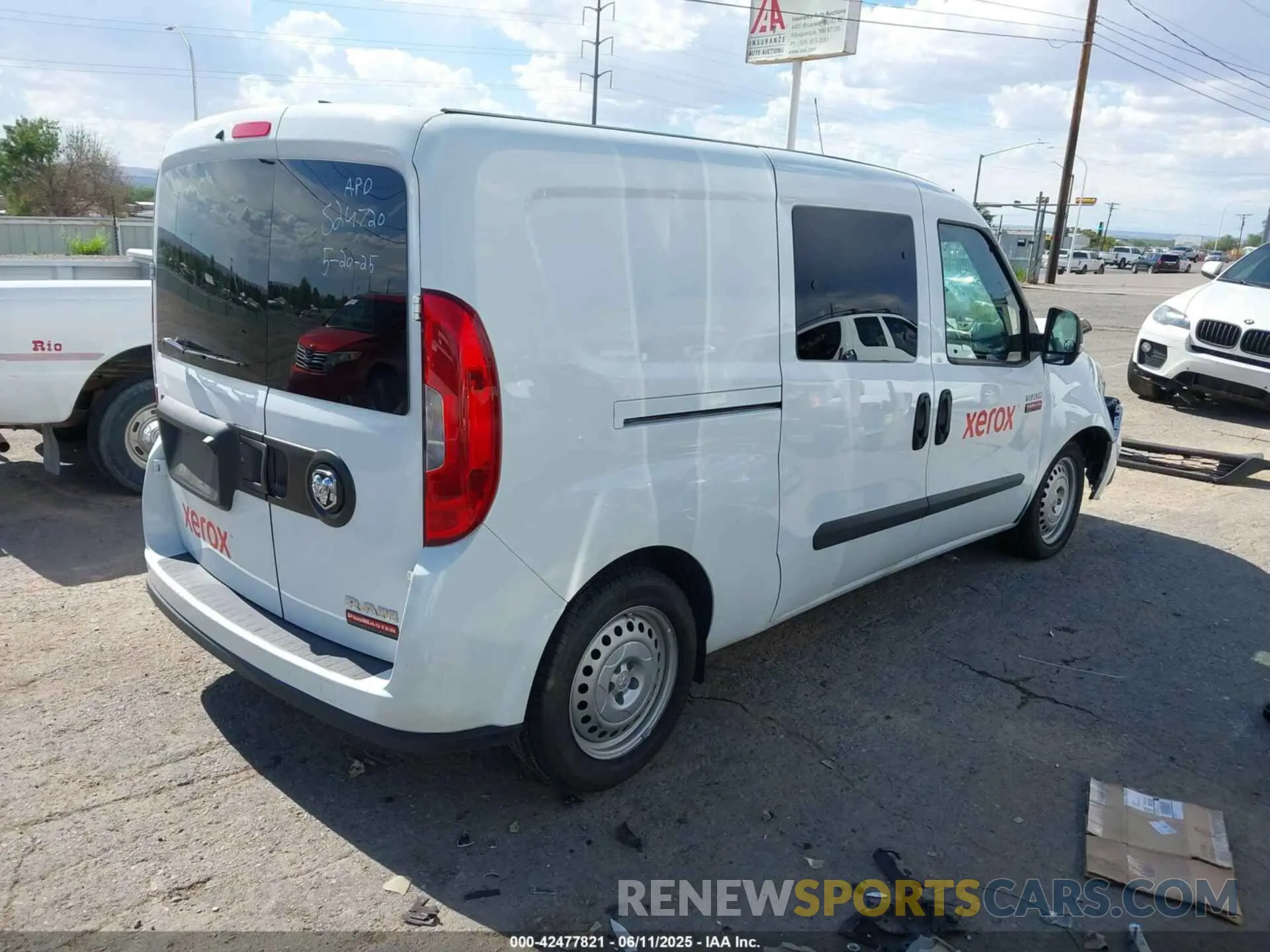 4 Photograph of a damaged car ZFBHRFABXN6Y49104 RAM PROMASTER CITY 2022