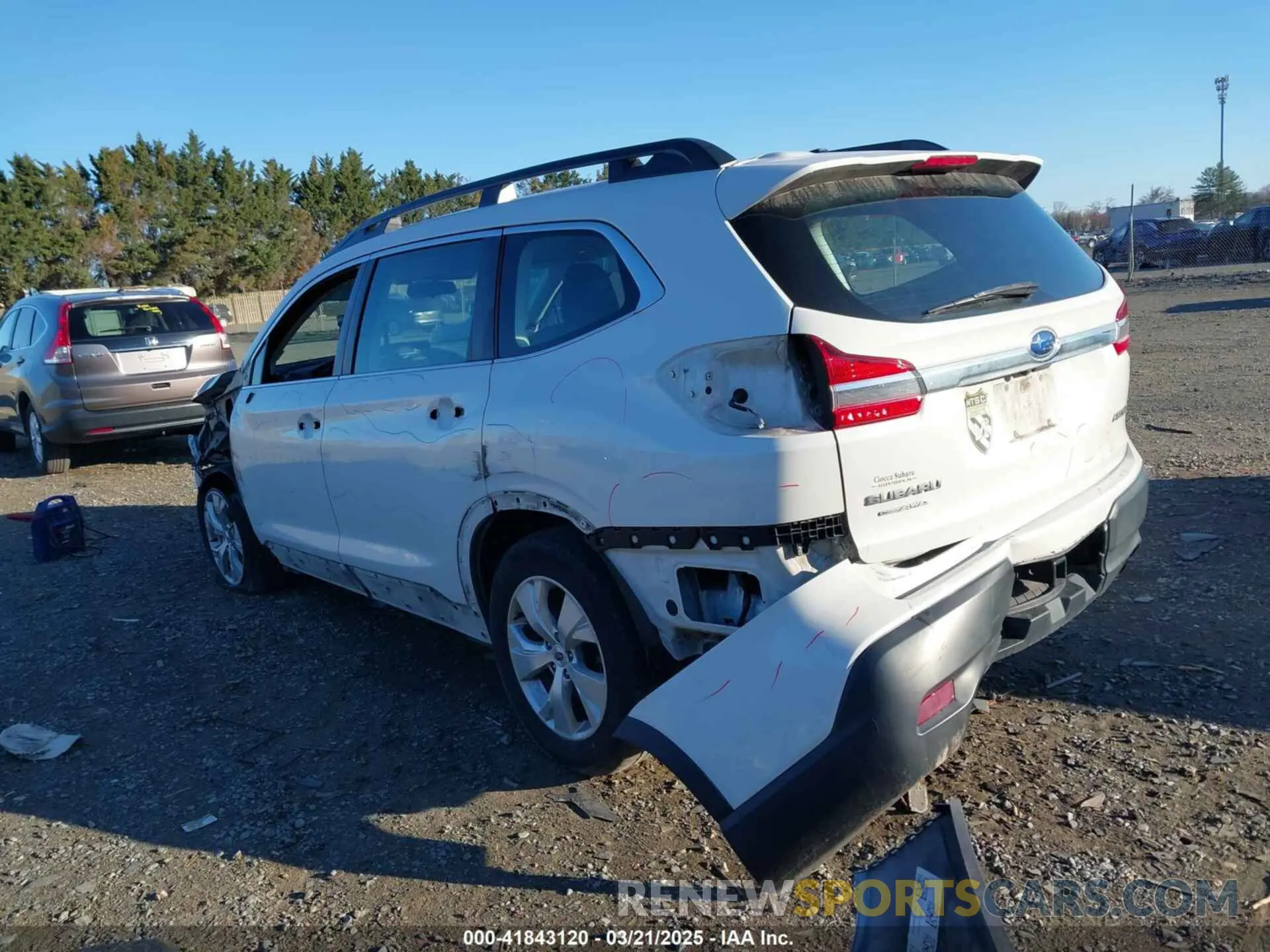 3 Photograph of a damaged car 4S4WMAAD7K3455916 SUBARU ASCENT 2019