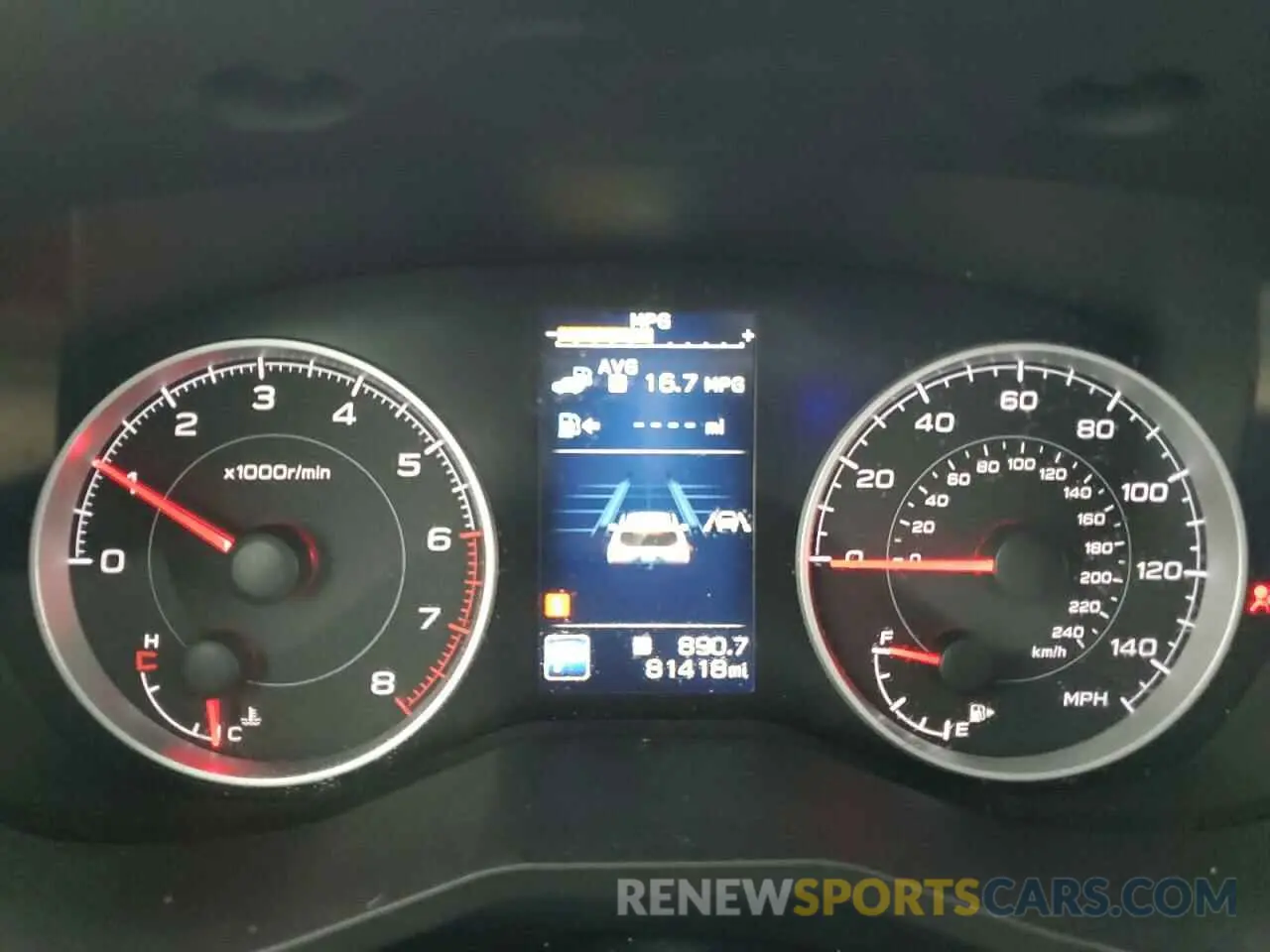 9 Photograph of a damaged car 4S4WMACD4K3443882 SUBARU ASCENT 2019