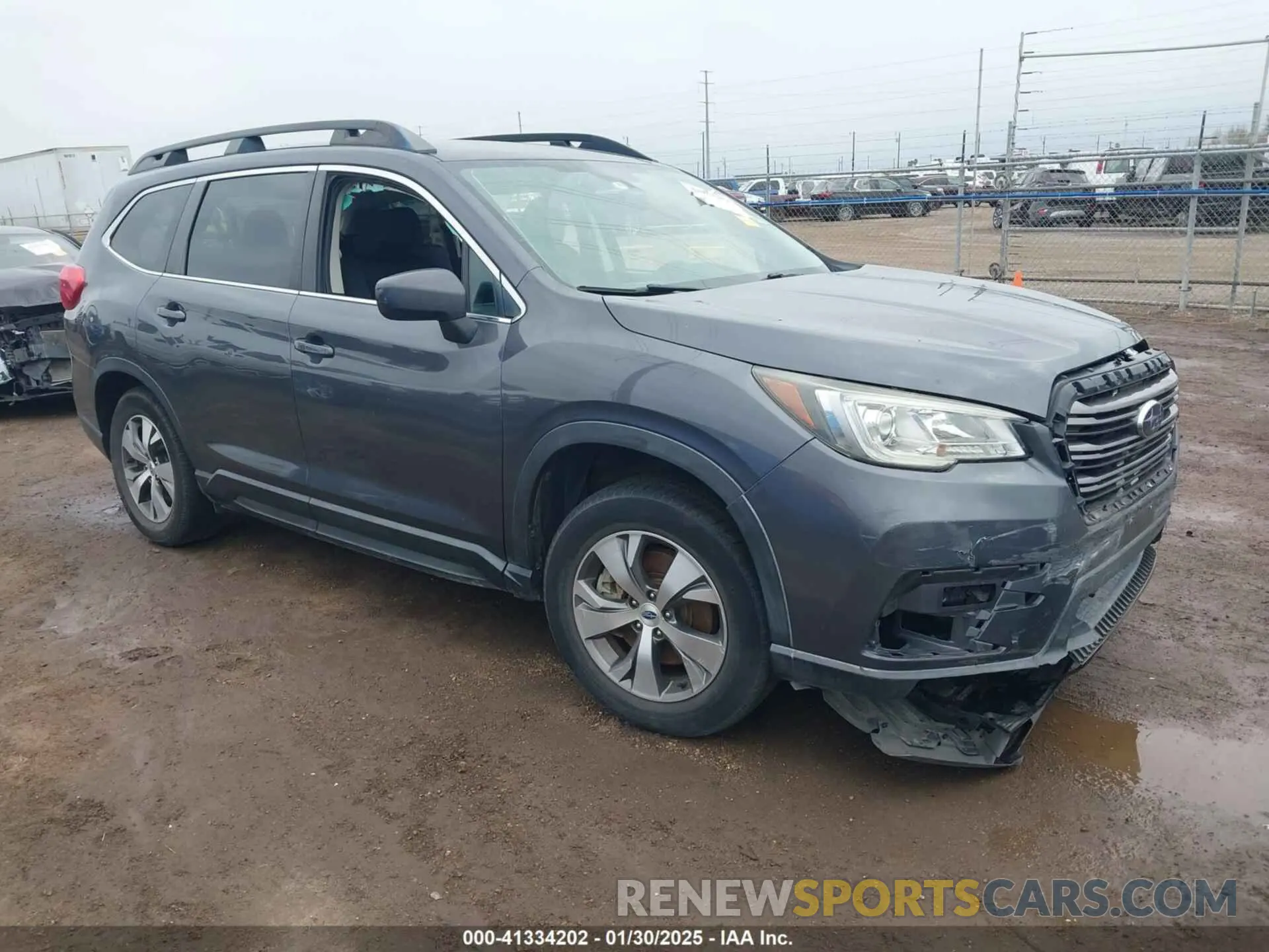 1 Photograph of a damaged car 4S4WMACD8K3407015 SUBARU ASCENT 2019