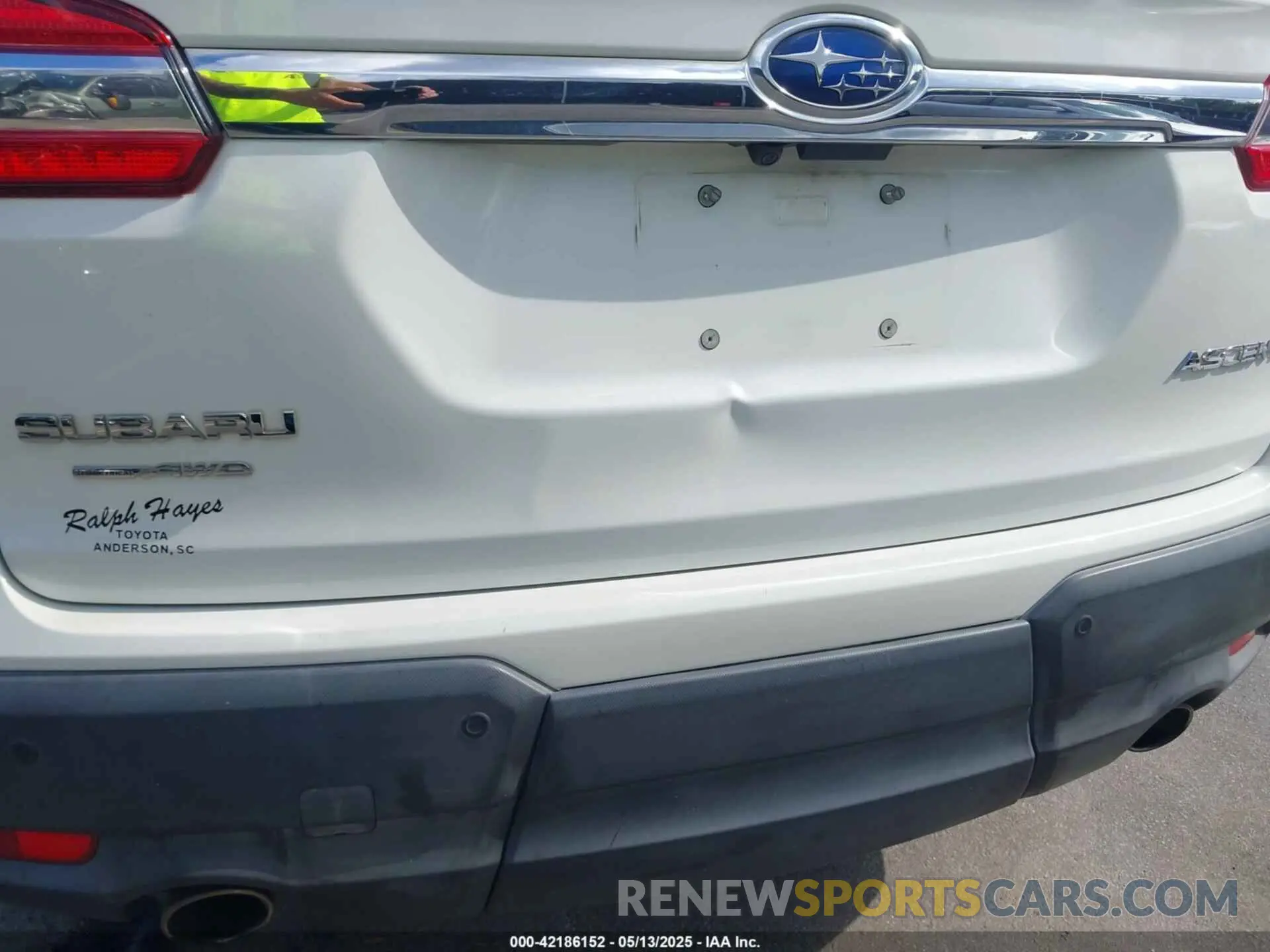 6 Photograph of a damaged car 4S4WMACD9K3428066 SUBARU ASCENT 2019