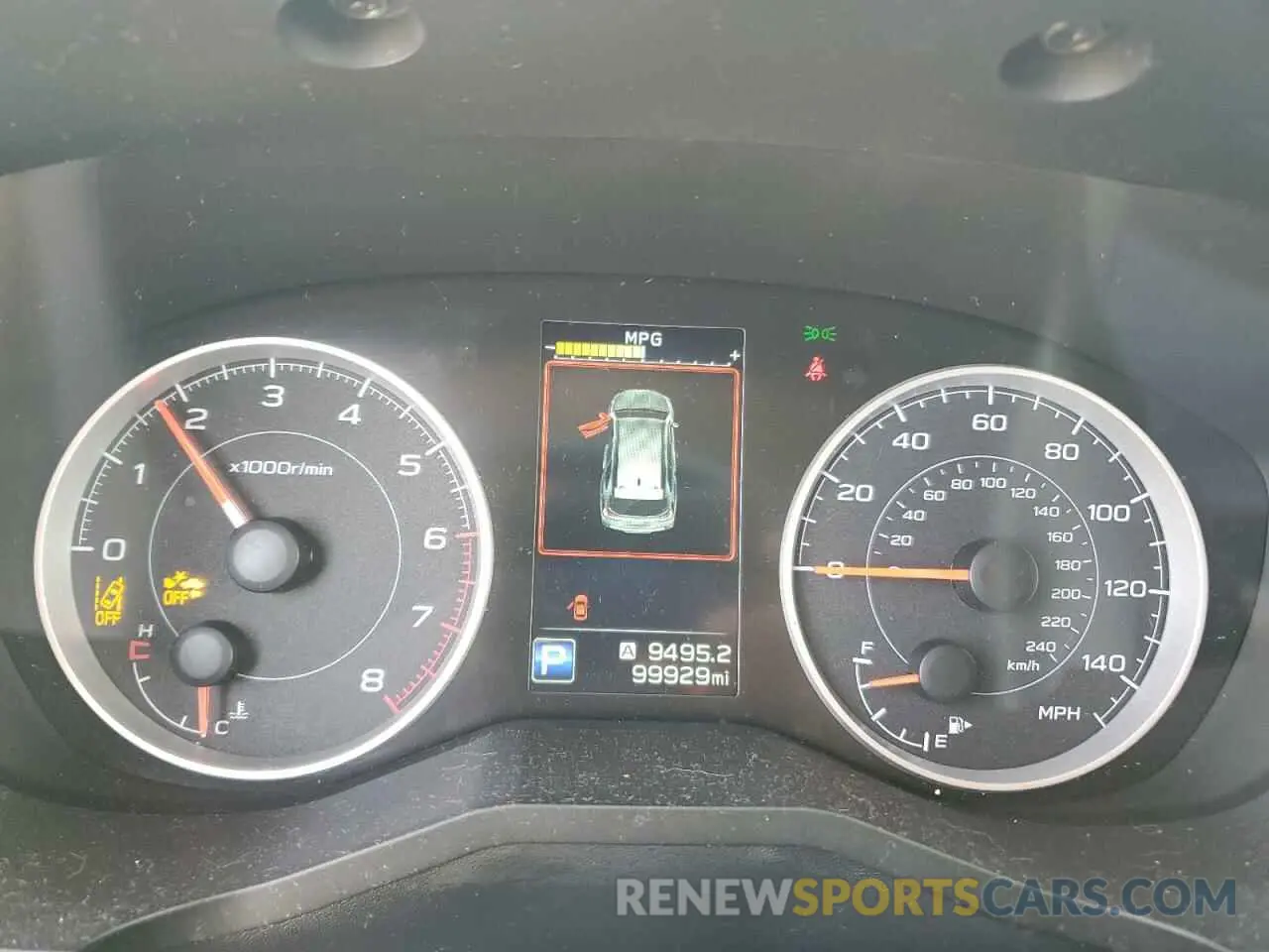 9 Photograph of a damaged car 4S4WMACDXK3431316 SUBARU ASCENT 2019