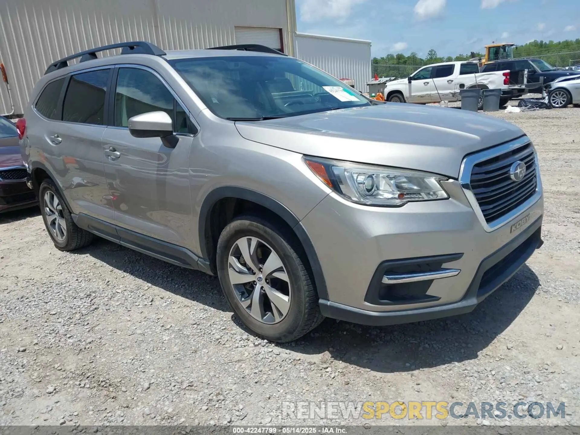 1 Photograph of a damaged car 4S4WMAFD0K3484750 SUBARU ASCENT 2019