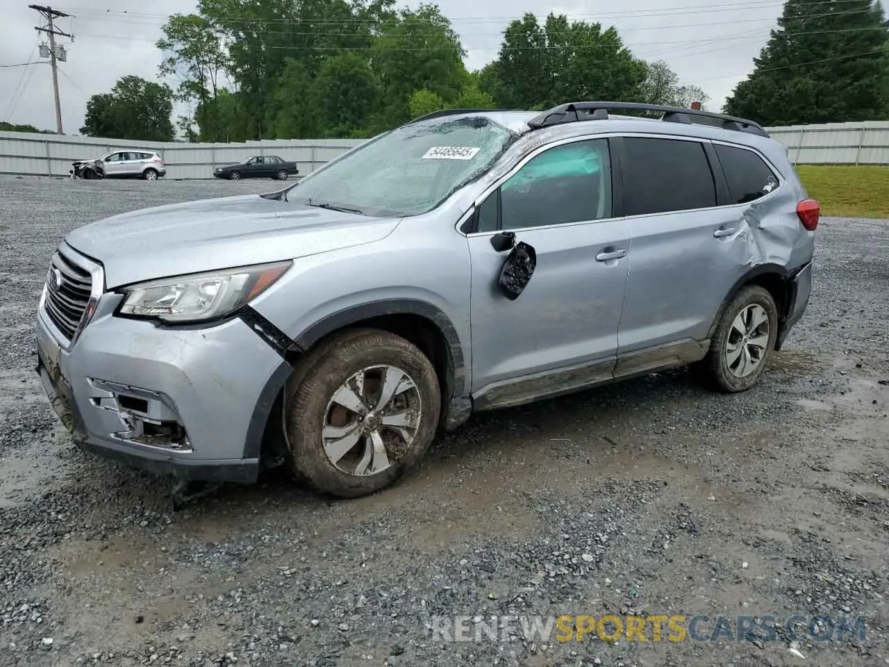 1 Photograph of a damaged car 4S4WMAFD1K3435167 SUBARU ASCENT 2019