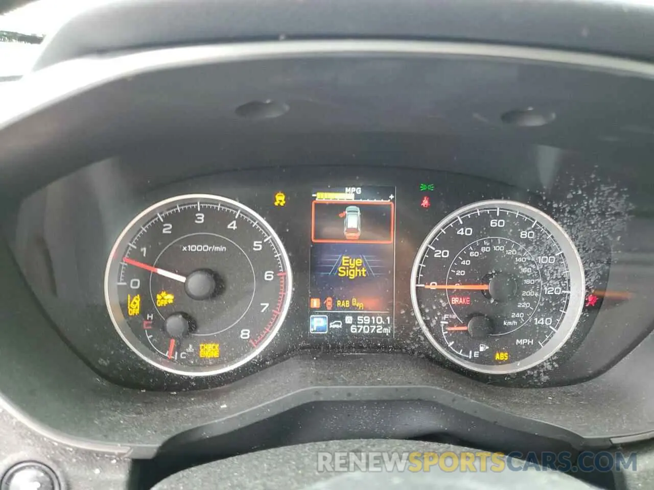 9 Photograph of a damaged car 4S4WMAFD1K3435167 SUBARU ASCENT 2019