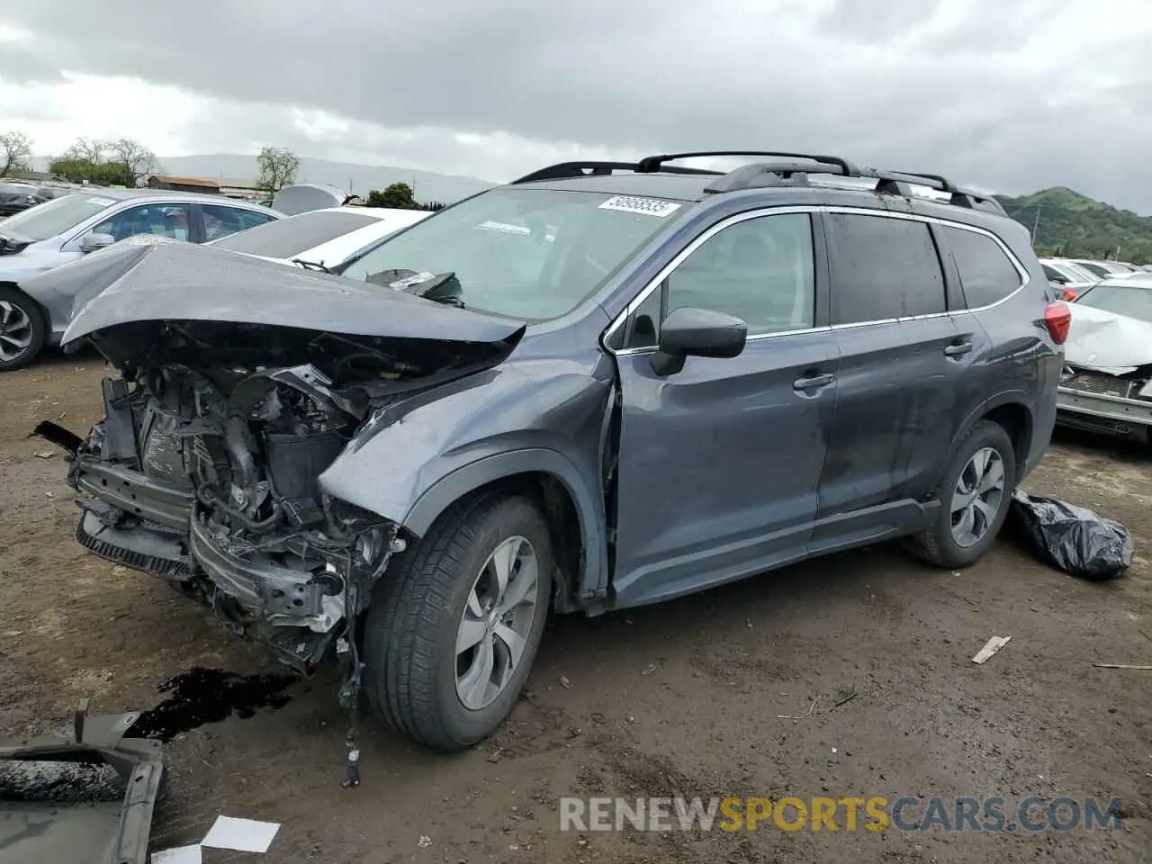 1 Photograph of a damaged car 4S4WMAFD5K3475753 SUBARU ASCENT 2019