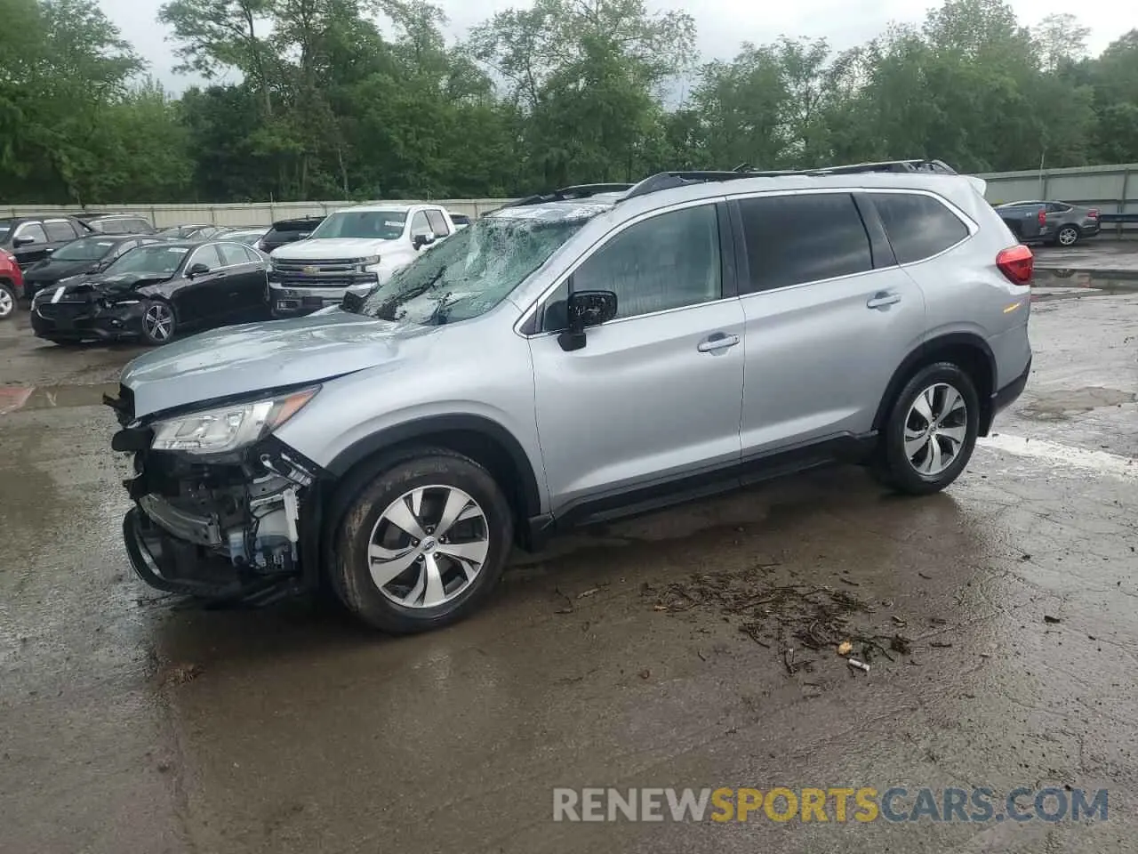 1 Photograph of a damaged car 4S4WMAFD5K3478037 SUBARU ASCENT 2019