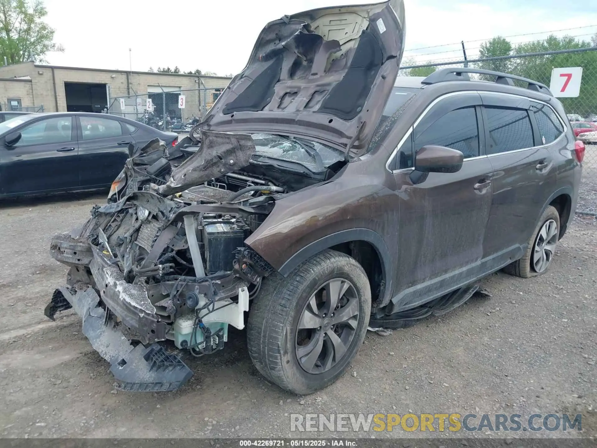 2 Photograph of a damaged car 4S4WMAFD6K3431745 SUBARU ASCENT 2019