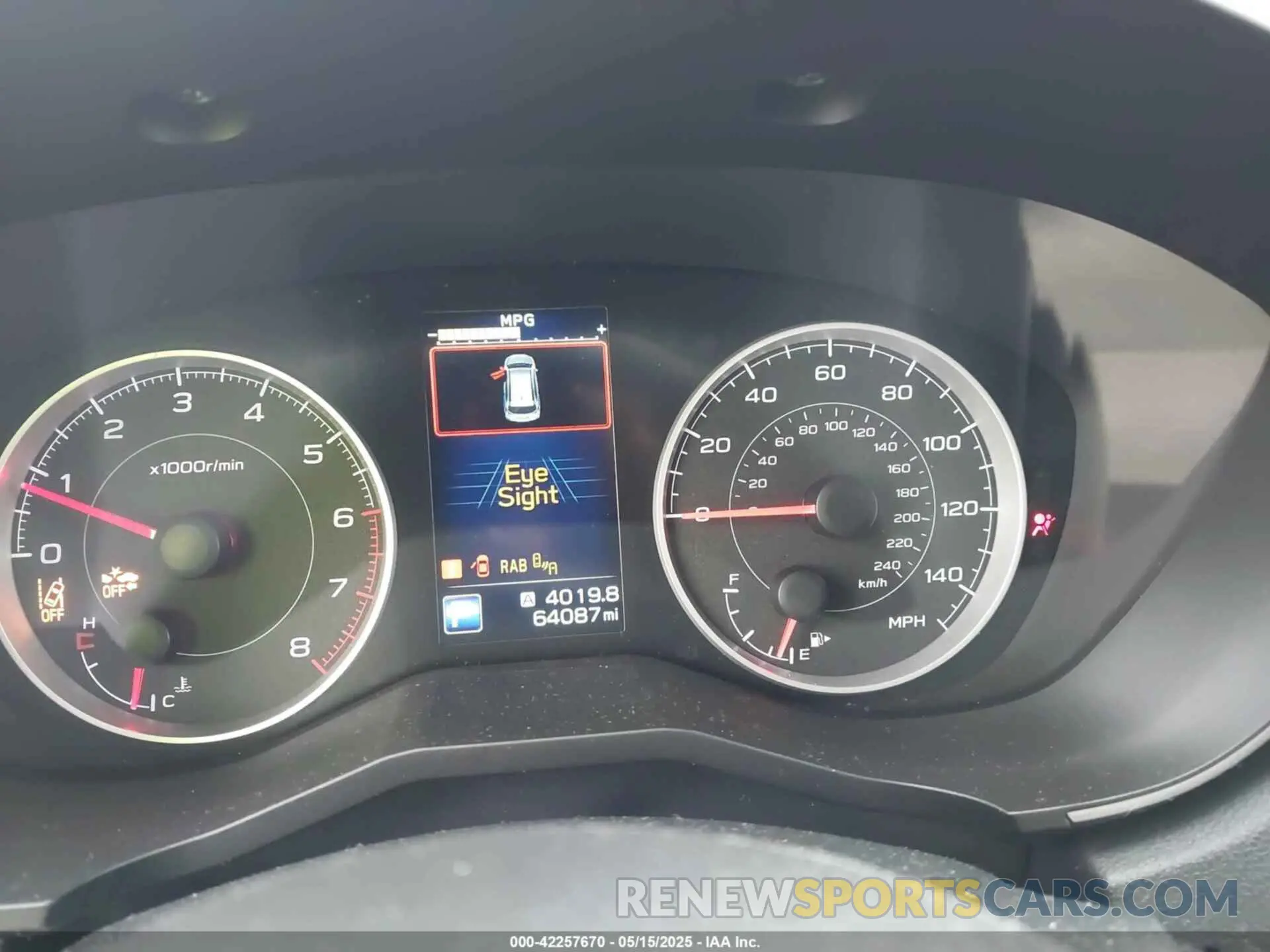 7 Photograph of a damaged car 4S4WMAFD9K3413983 SUBARU ASCENT 2019