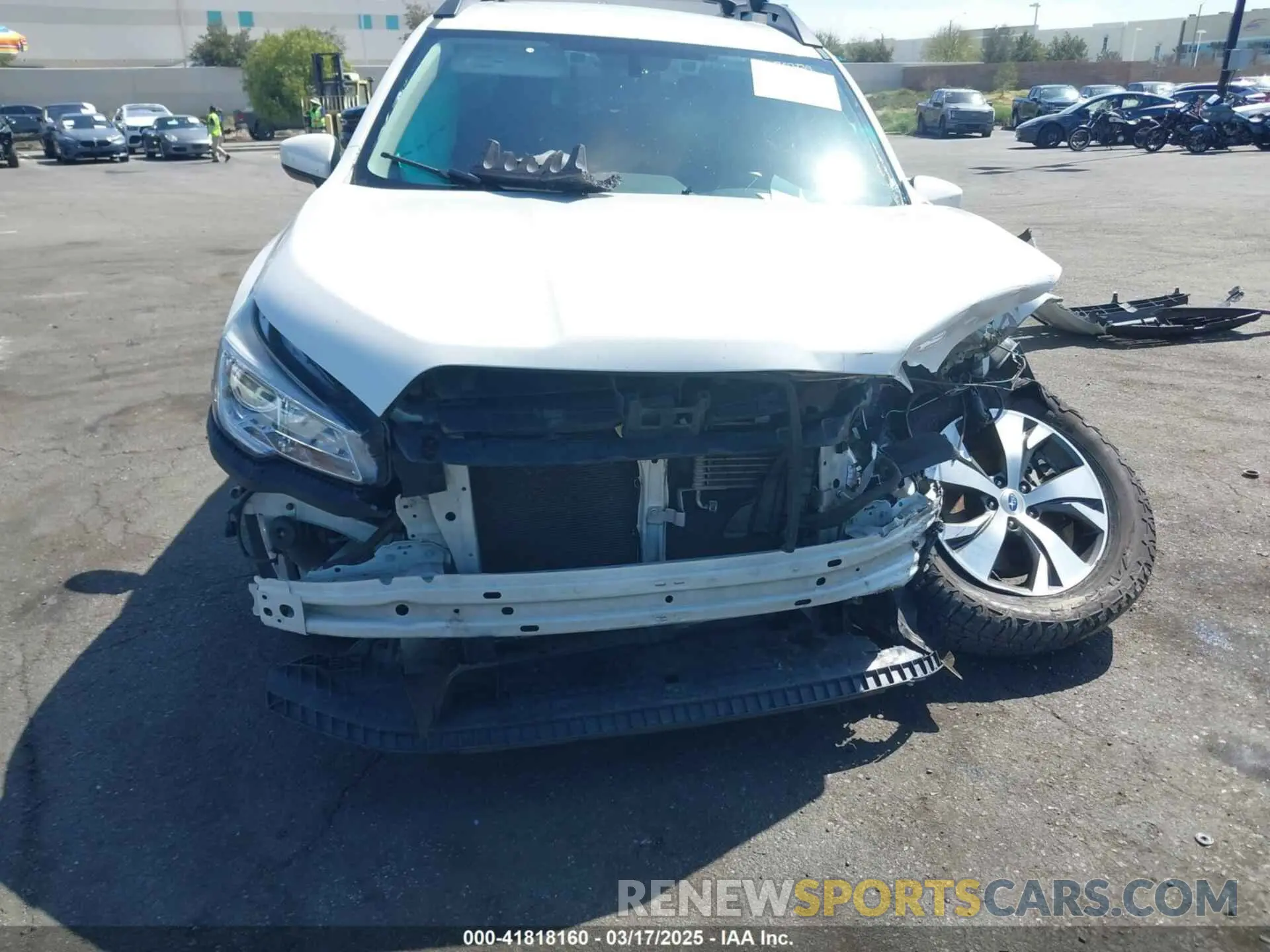 10 Photograph of a damaged car 4S4WMAFDXK3453733 SUBARU ASCENT 2019