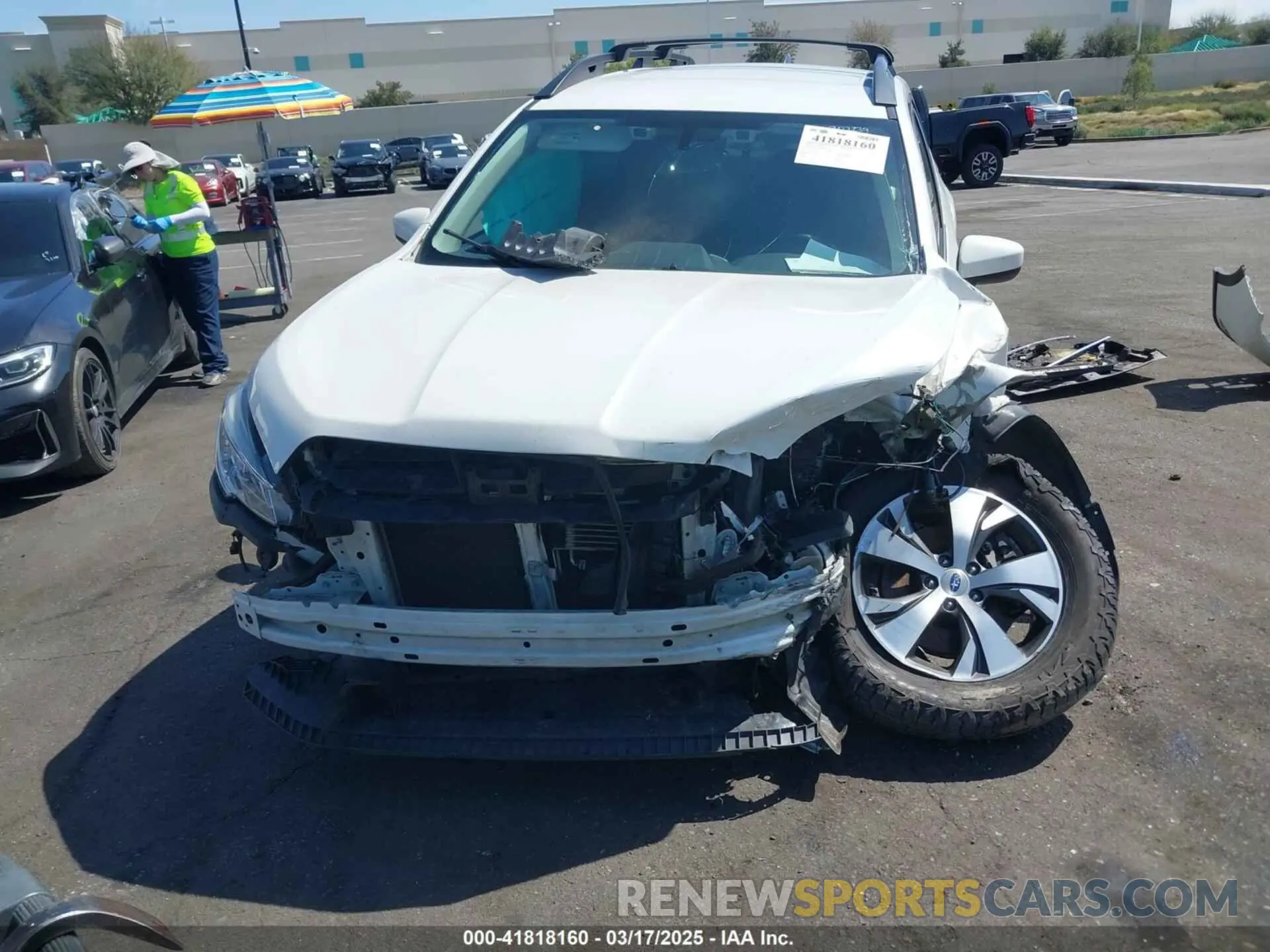 11 Photograph of a damaged car 4S4WMAFDXK3453733 SUBARU ASCENT 2019