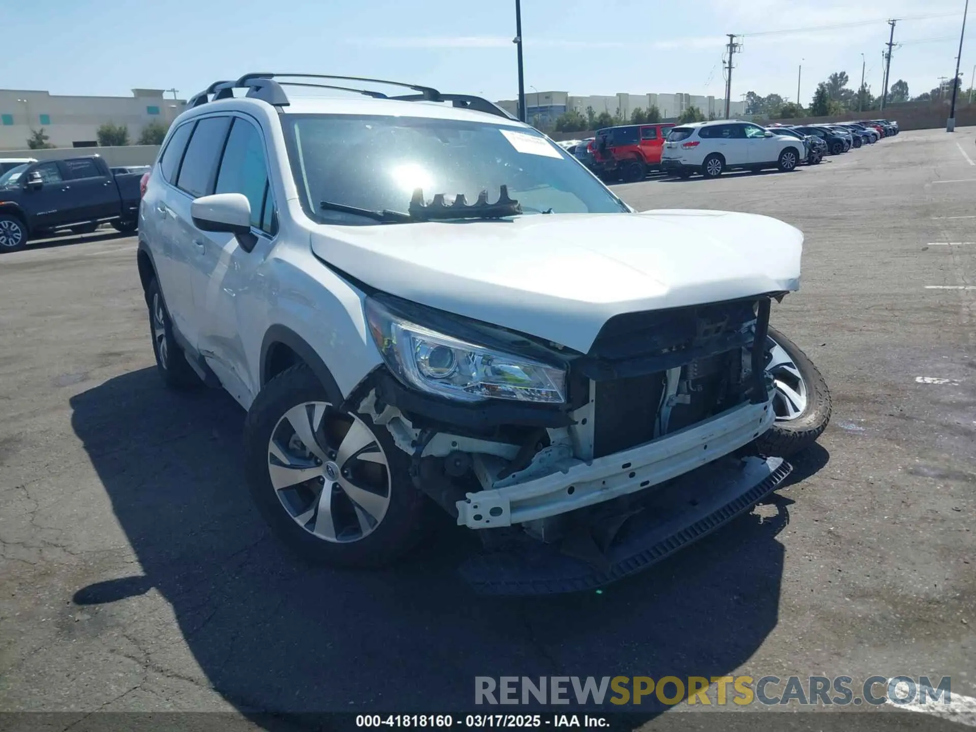 12 Photograph of a damaged car 4S4WMAFDXK3453733 SUBARU ASCENT 2019