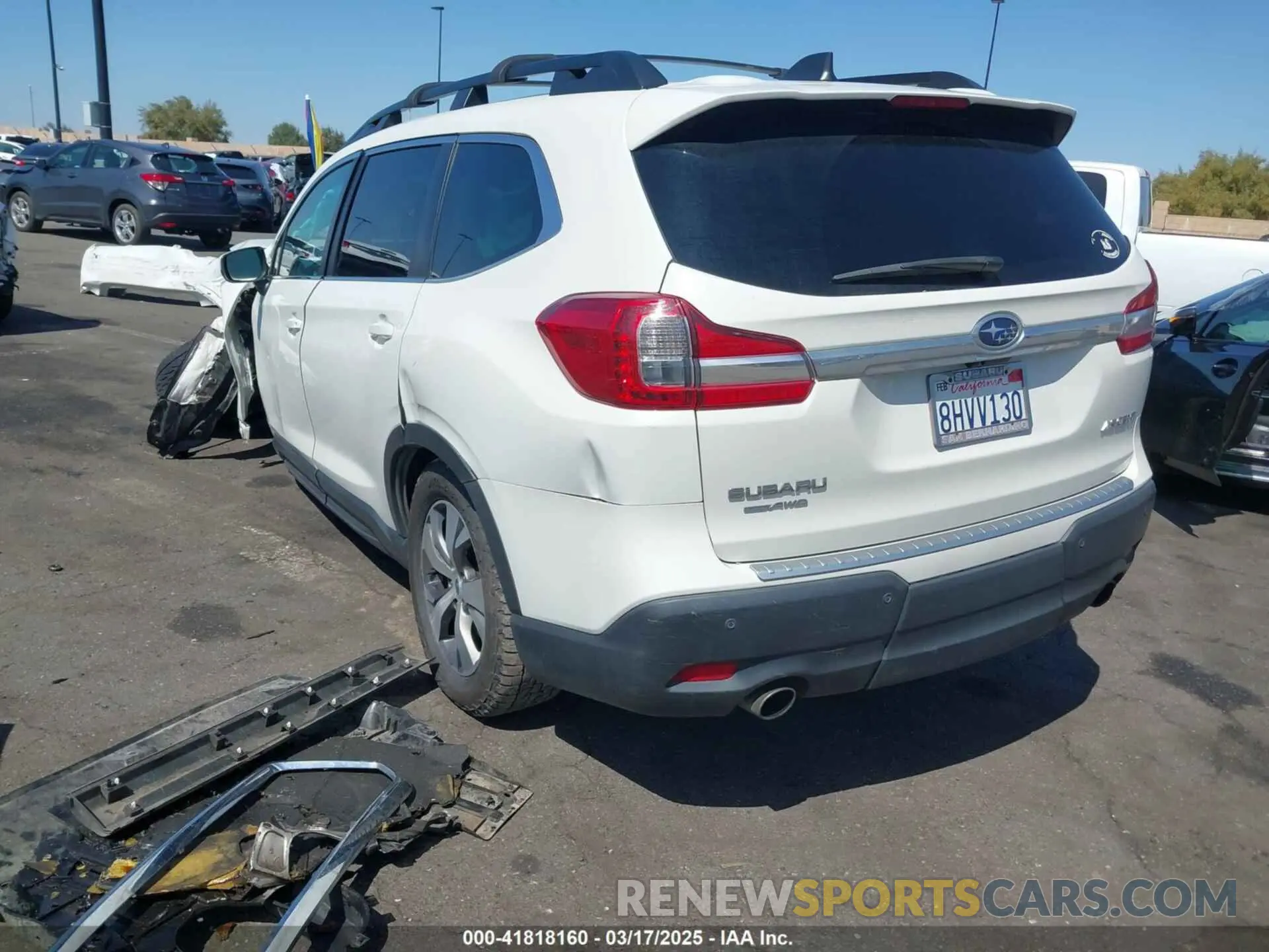 3 Photograph of a damaged car 4S4WMAFDXK3453733 SUBARU ASCENT 2019