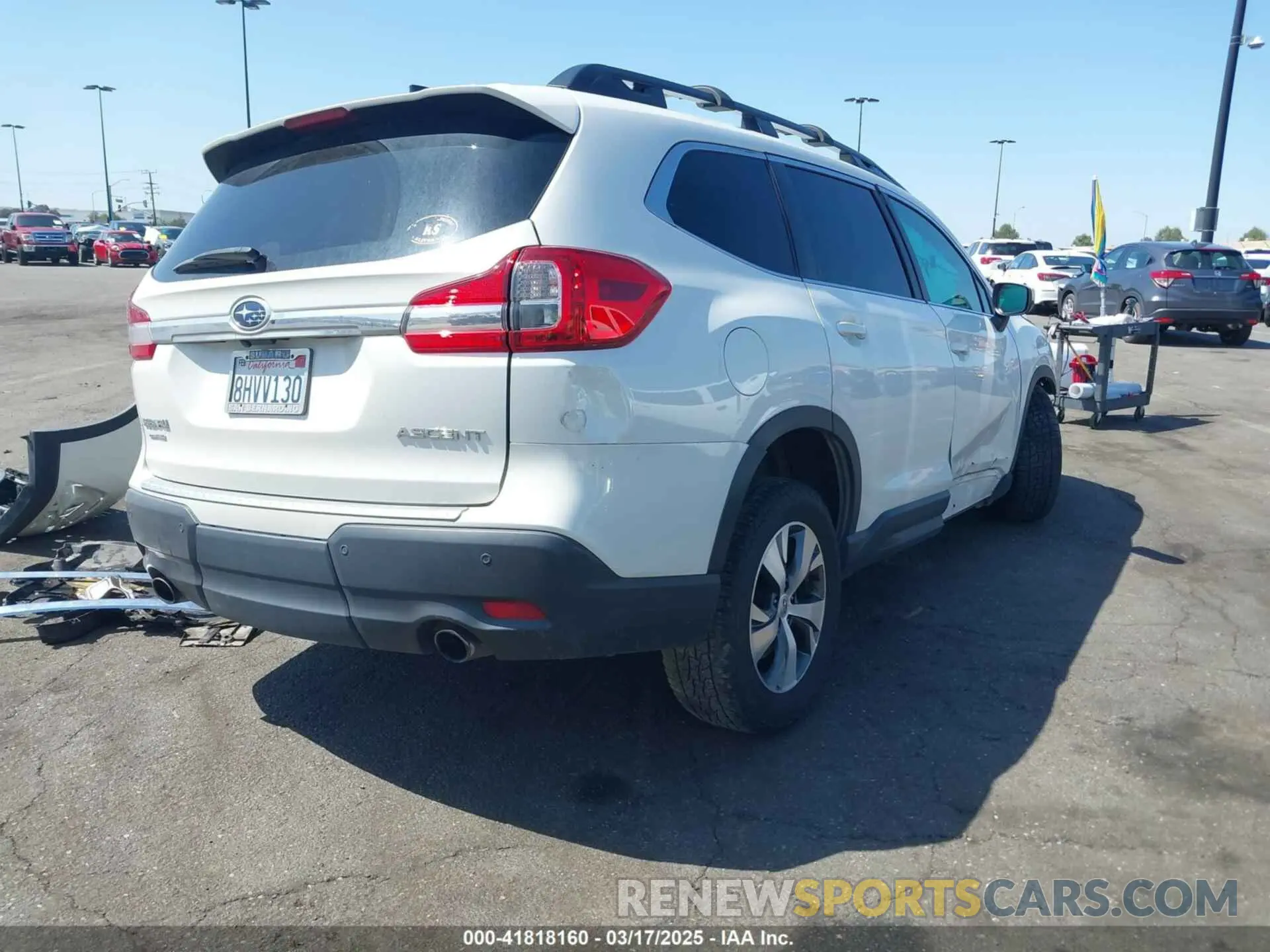 4 Photograph of a damaged car 4S4WMAFDXK3453733 SUBARU ASCENT 2019