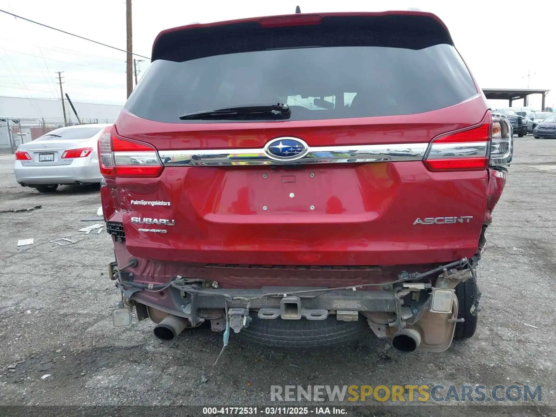 6 Photograph of a damaged car 4S4WMAHD3K3413152 SUBARU ASCENT 2019