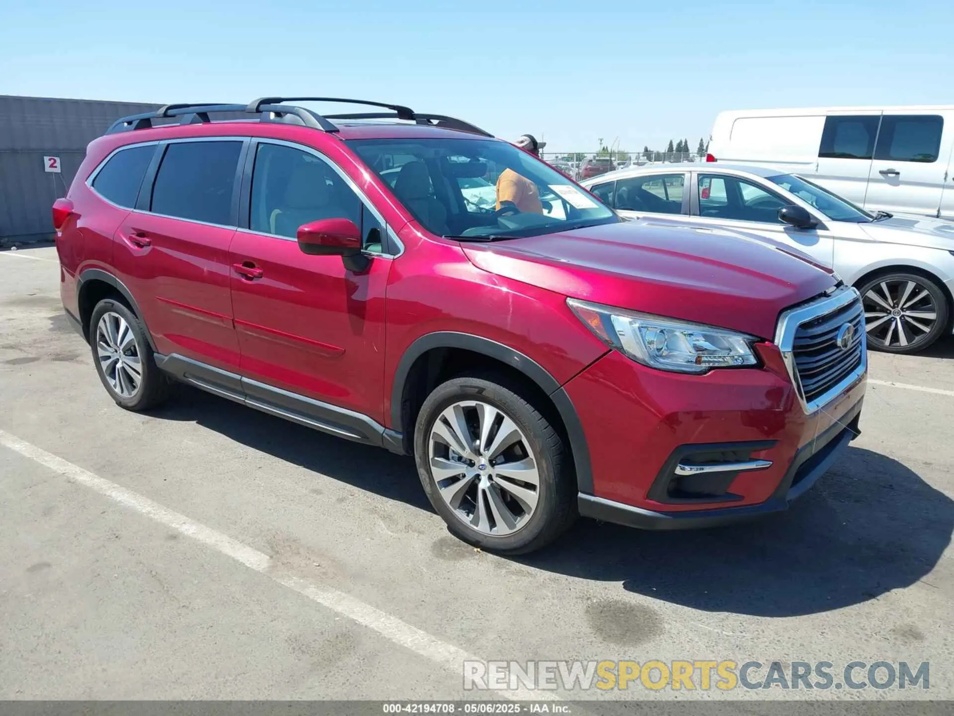 1 Photograph of a damaged car 4S4WMAHDXK3433088 SUBARU ASCENT 2019