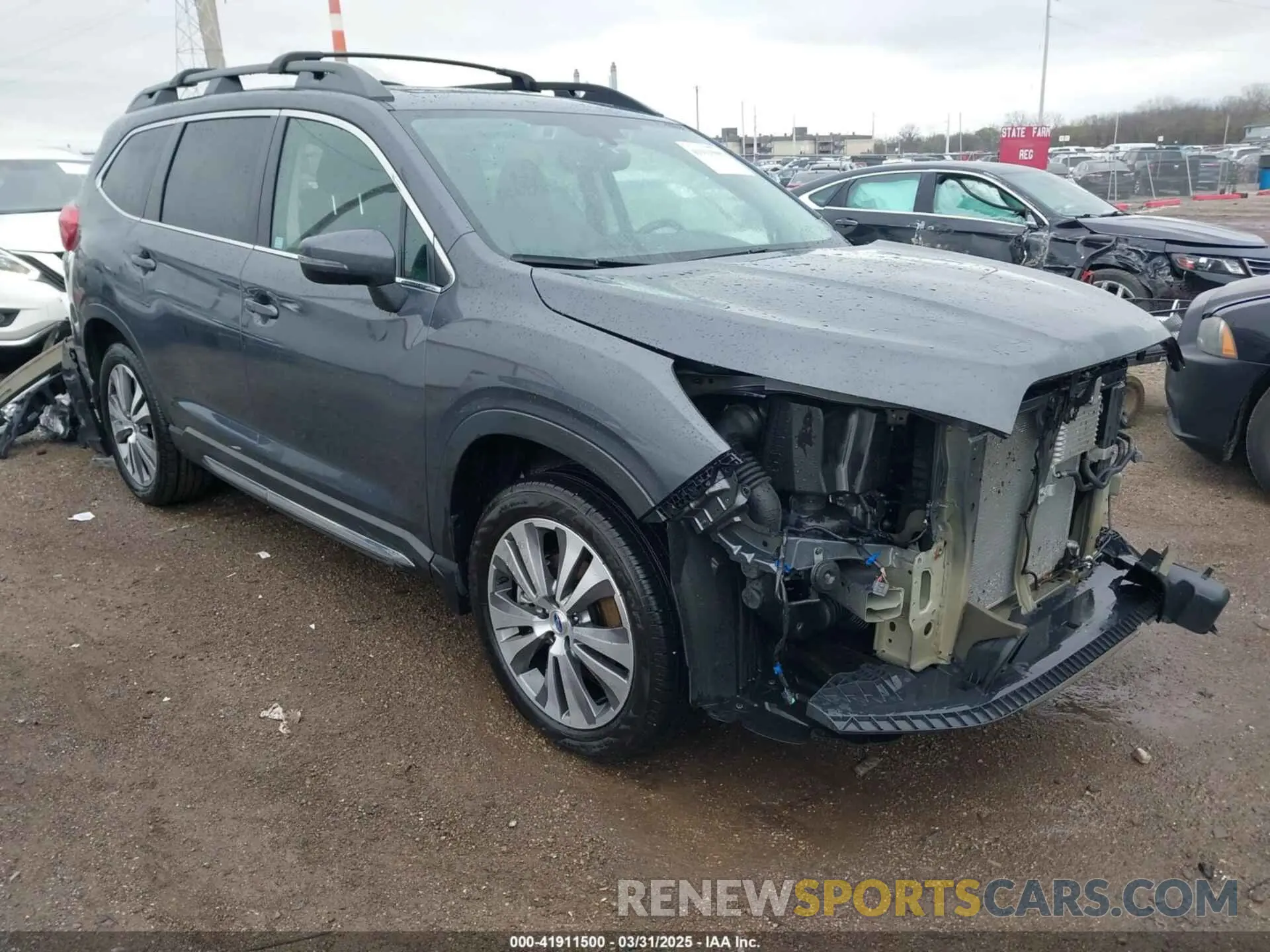 1 Photograph of a damaged car 4S4WMALD1K3435819 SUBARU ASCENT 2019