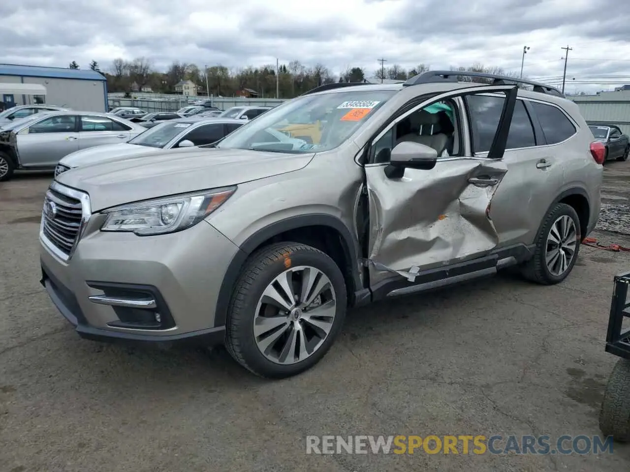 1 Photograph of a damaged car 4S4WMALD3K3424711 SUBARU ASCENT 2019