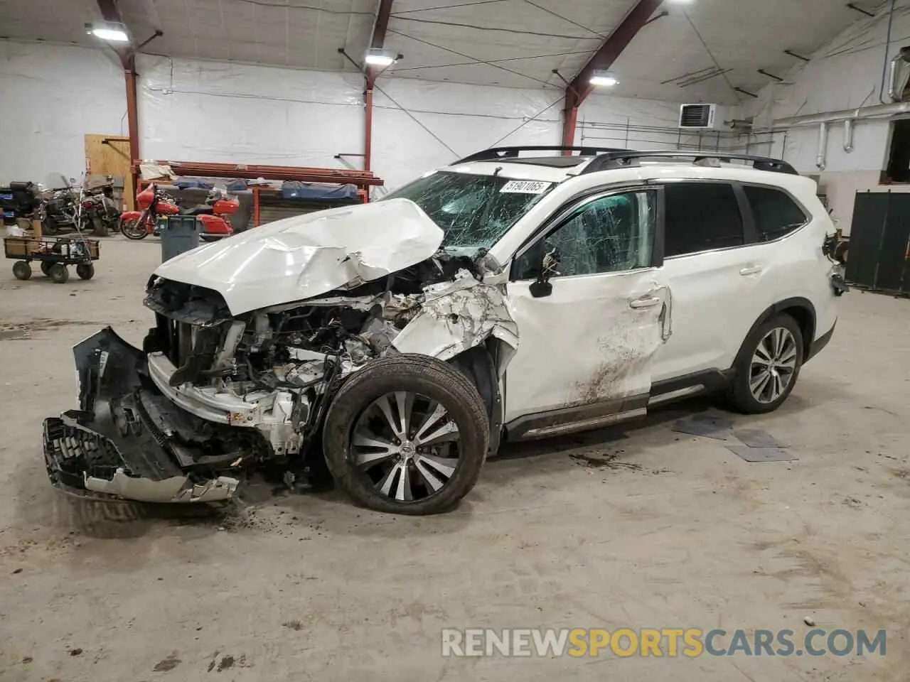 1 Photograph of a damaged car 4S4WMALD4K3441680 SUBARU ASCENT 2019