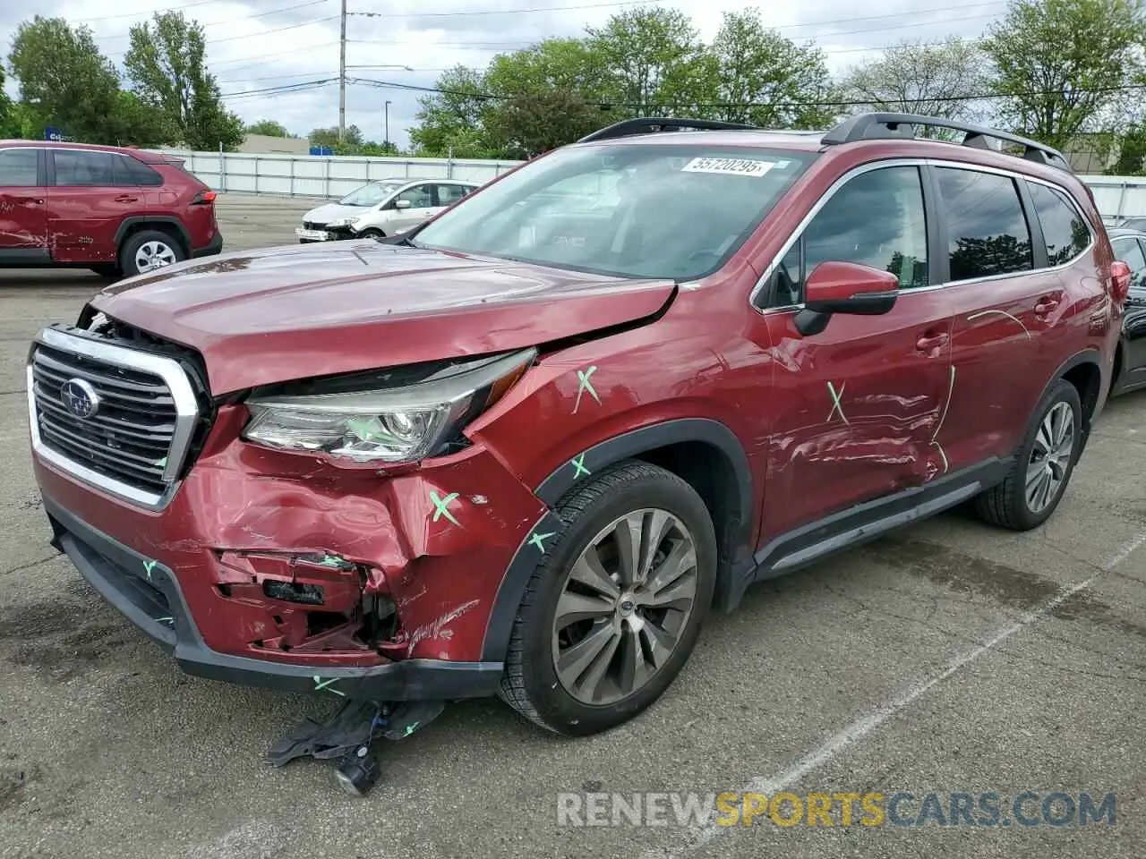 1 Photograph of a damaged car 4S4WMALD4K3467311 SUBARU ASCENT 2019