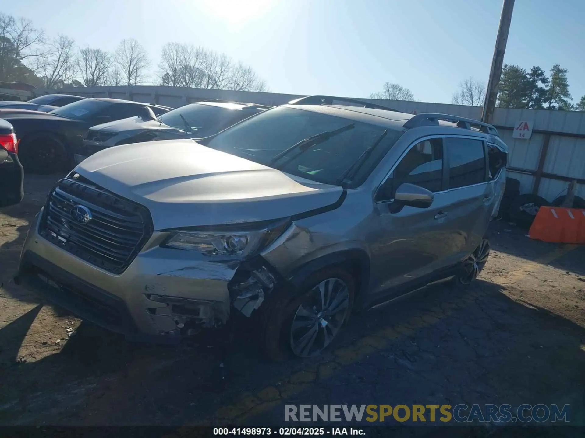 2 Photograph of a damaged car 4S4WMALD6K3444709 SUBARU ASCENT 2019