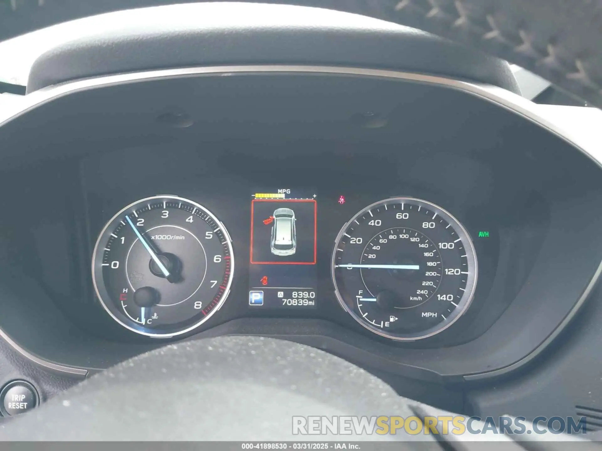 7 Photograph of a damaged car 4S4WMALD8K3429953 SUBARU ASCENT 2019