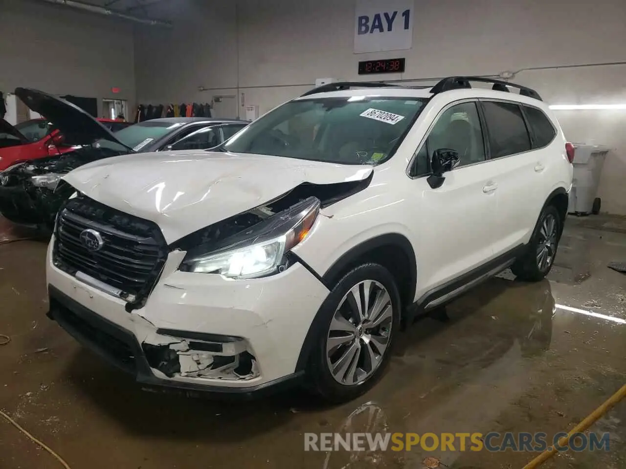 1 Photograph of a damaged car 4S4WMALD9K3471466 SUBARU ASCENT 2019